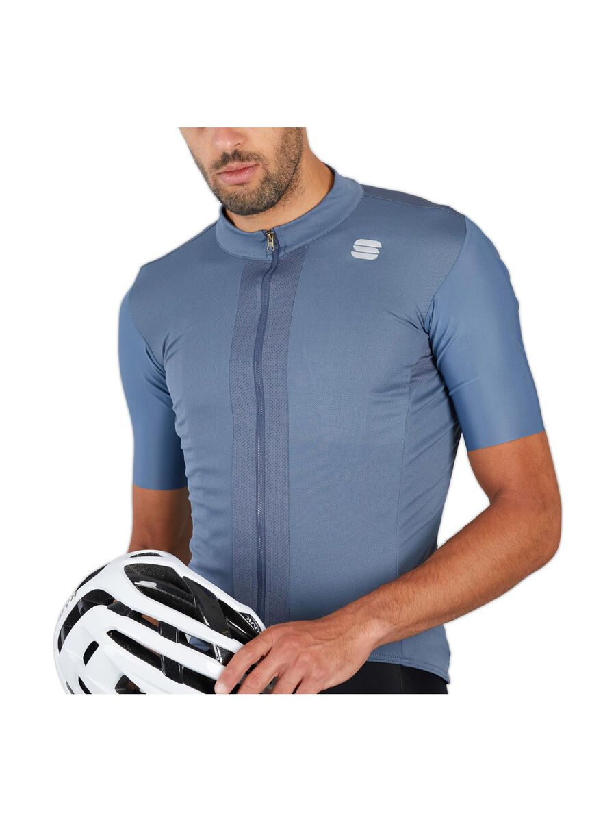 Sportful Strike Short Sleeve Jersey, blue sea black - Bild 4