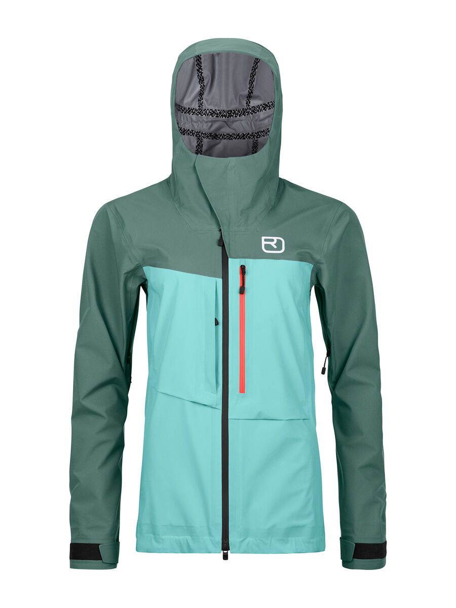 Ortovox 3L Ravine Shell Jacket W, ice waterfall