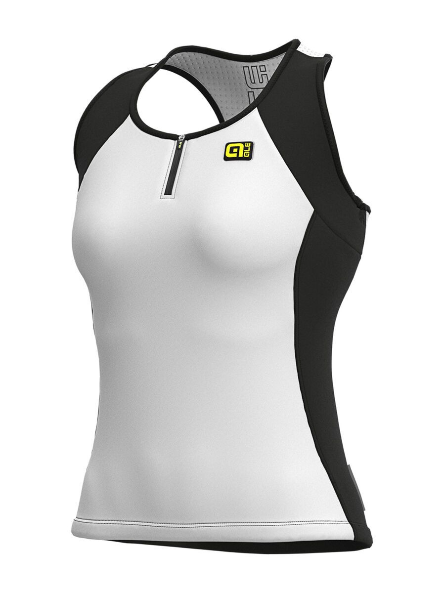 Ale Solid Color Block Lady Tank Top, white - Bild 1