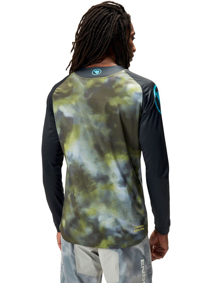 Endura Pixel Cloud T-Shirt LTD (Langarm), schwarz - Bild 5