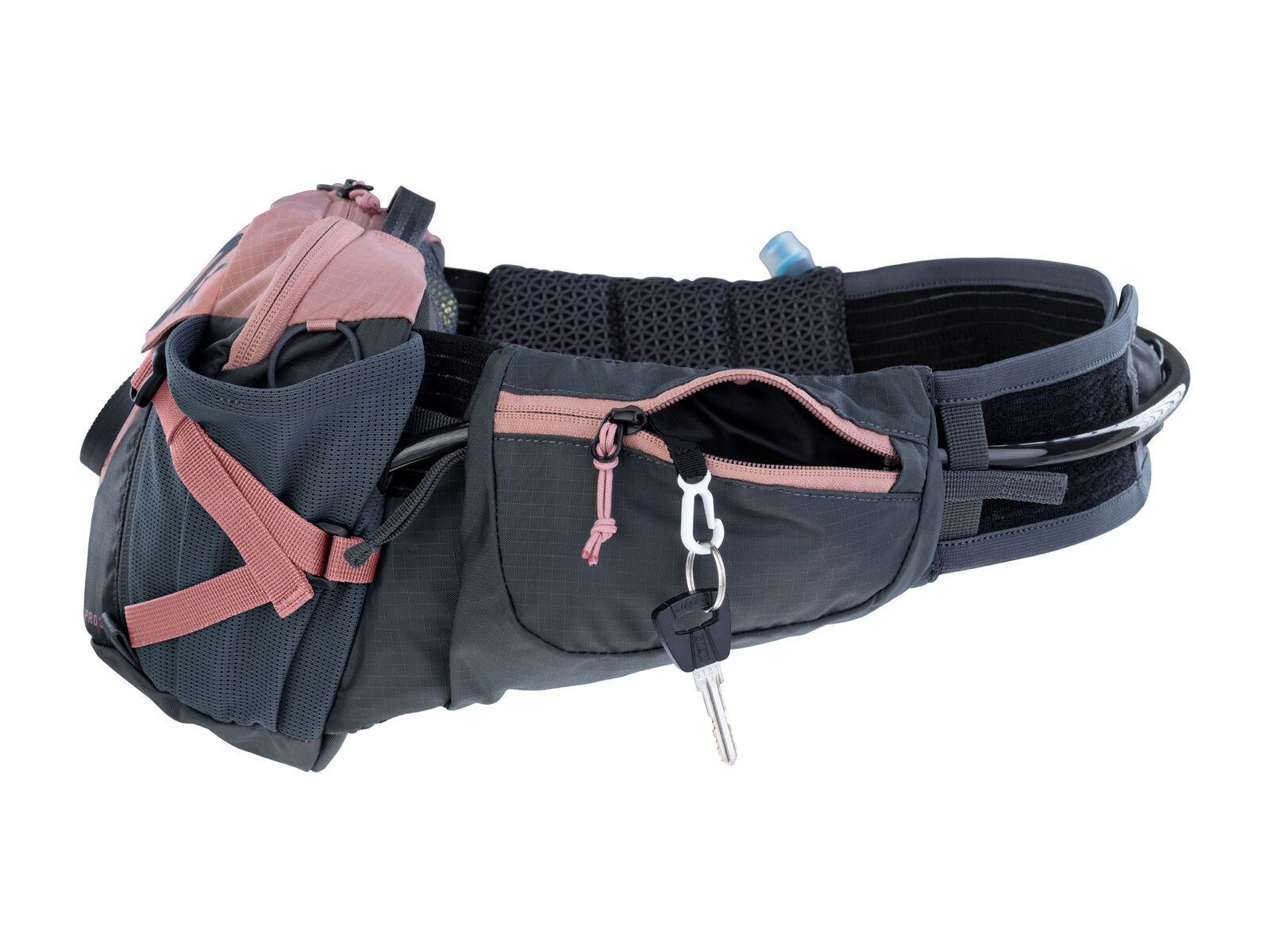 Evoc Hip Pack Pro 3 + Hydration Bladder 1,5, dusty pink/carbon grey - Bild 7