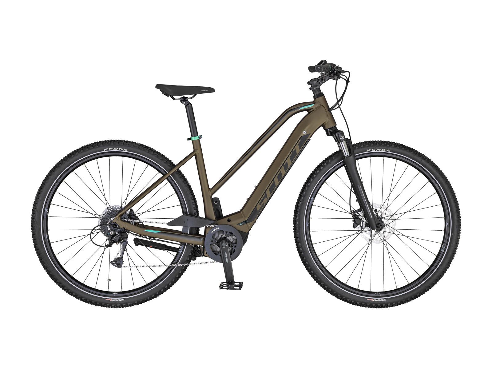 Scott Sub Cross eRide 20 Lady, dark bronze/black/teal blue - Bild 1