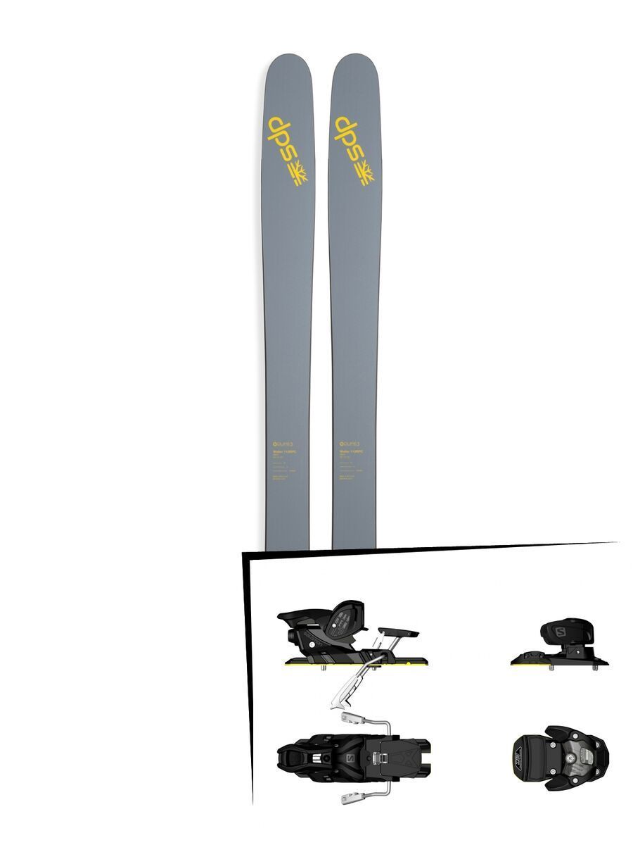DPS Skis Set: Wailer 112 RPC Pure3 2016 + Salomon Warden MNC 13 - Bild 1