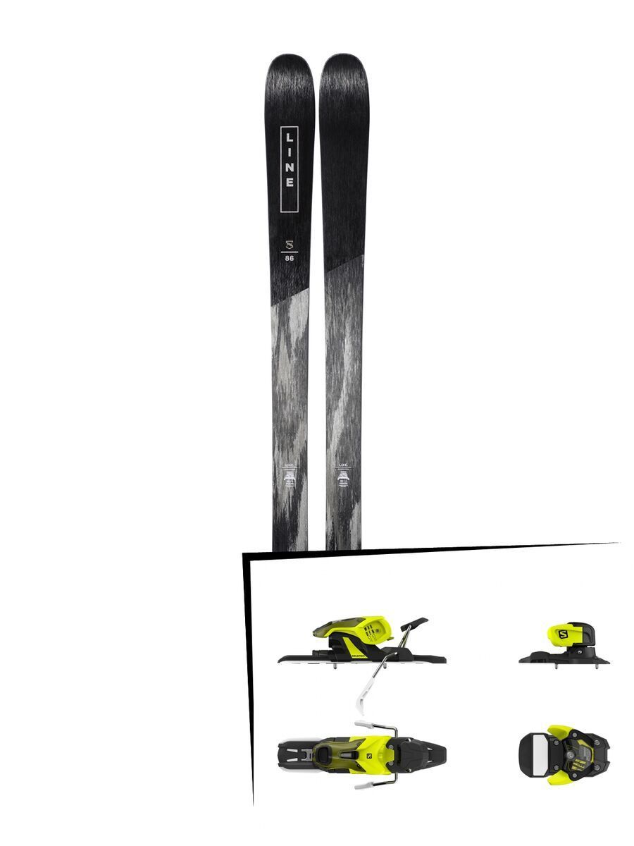 Set: Line Supernatural 86 2019 + Salomon Warden 11 yellow/black - Bild 1