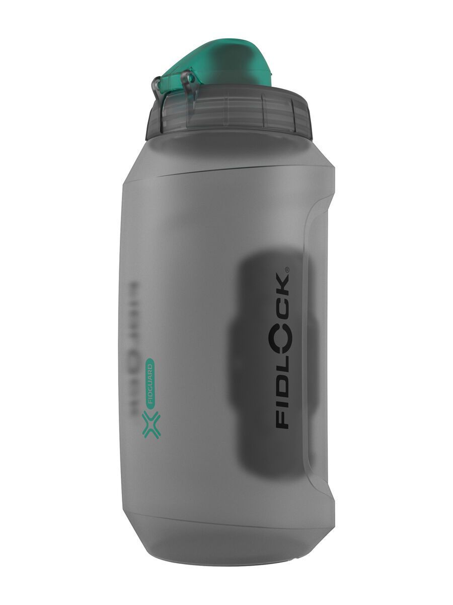 Fidlock Twist Single Bottle 750 Antibacterial, transparent black/light green - Bild 2