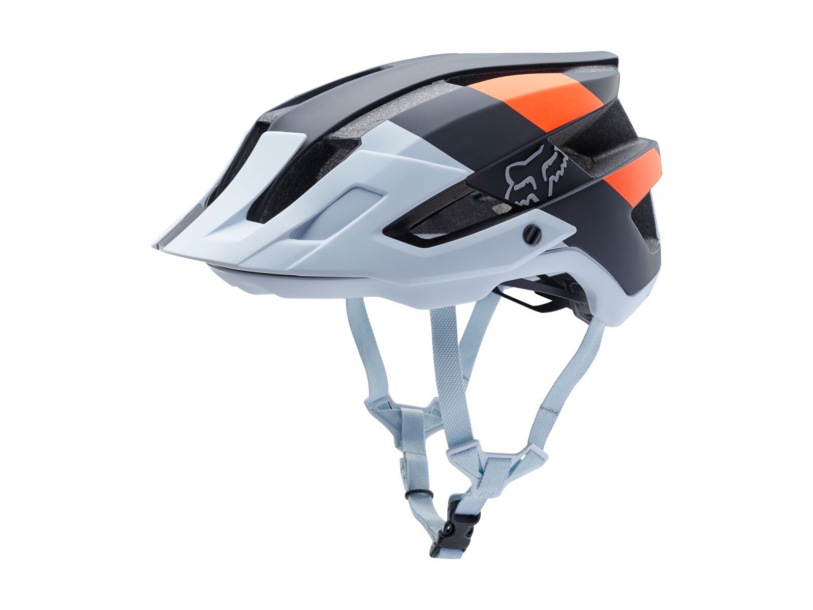 *** 2. Wahl *** Fox Flux Gothik, black/white/orange - Fahrradhelm | Größe S/M // 55-58 cm - Bild 1