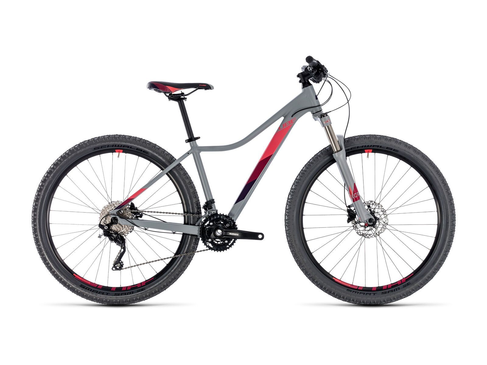 Cube Access Race 27.5, grey´n´berry - Bild 1