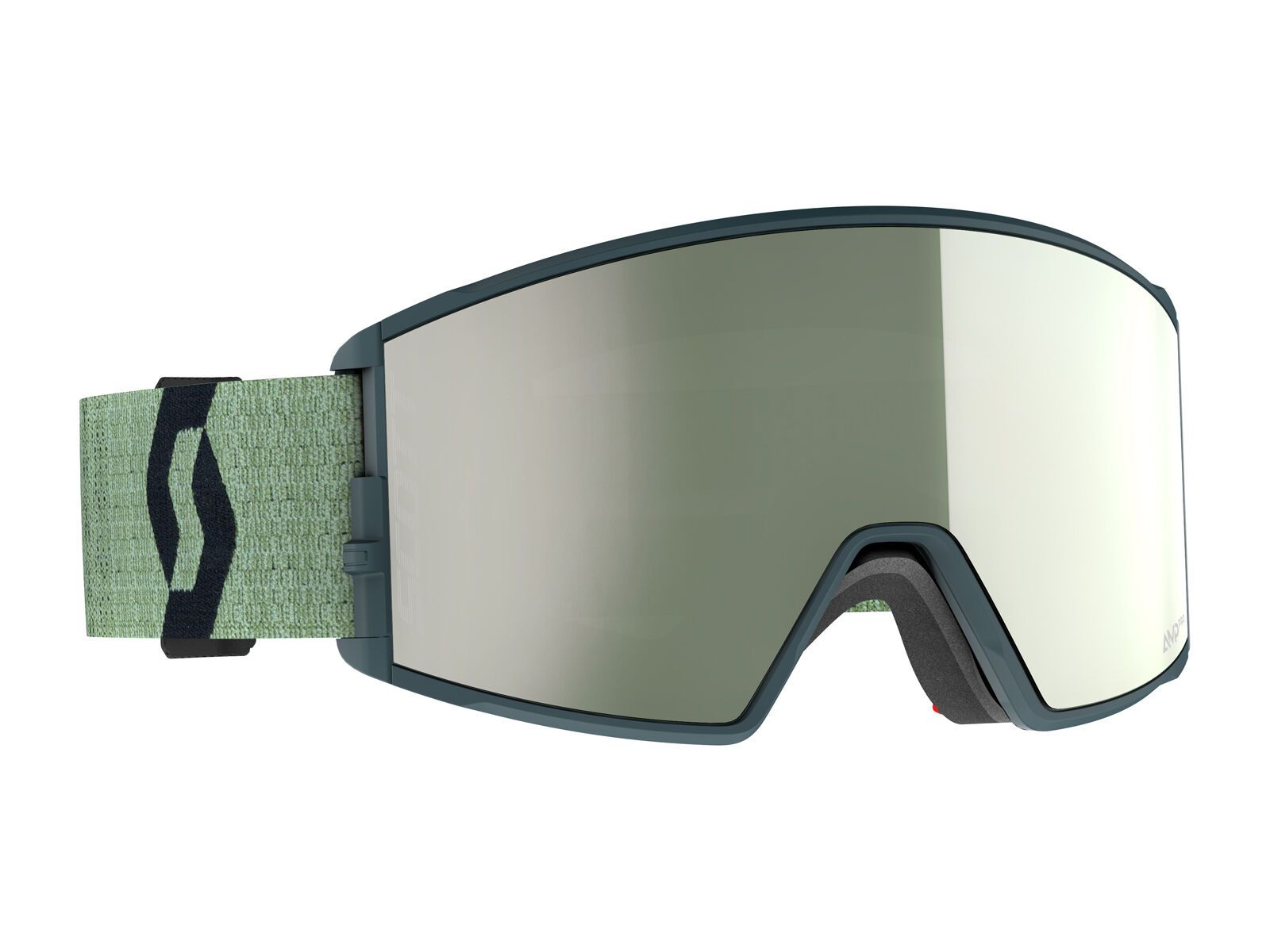 Scott React - AMP Pro White Chrome + WS, soft green/black - Bild 1