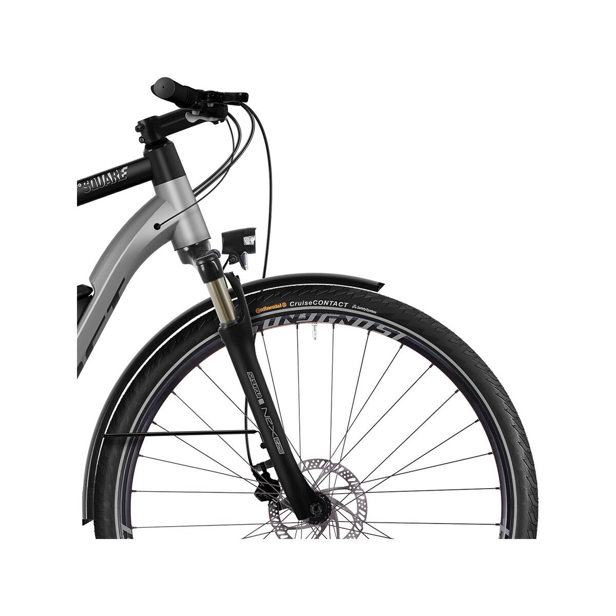 Ghost Hybride Square Trekking B2.8 AL, iridium silver/jet black - Bild 7