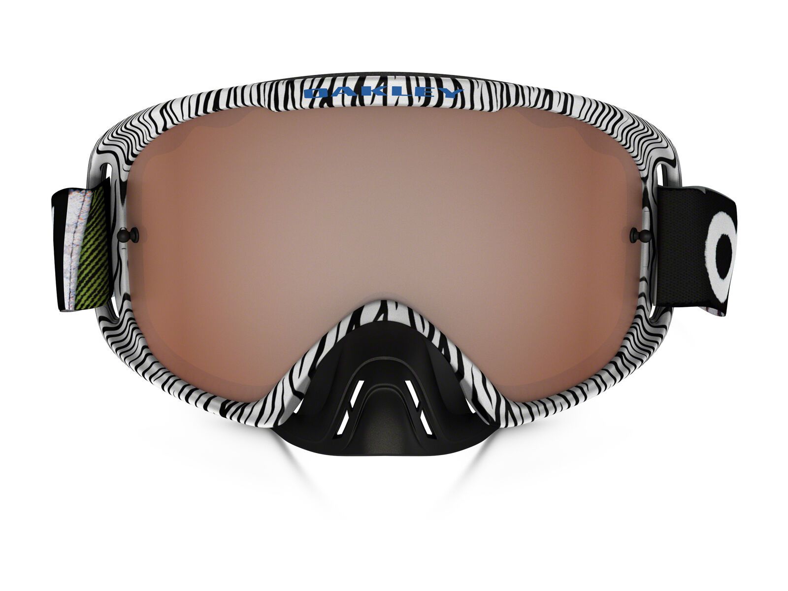 Oakley O2 MX inkl. Wechselscheibe, white bengal/Lens: black iridium - Bild 2