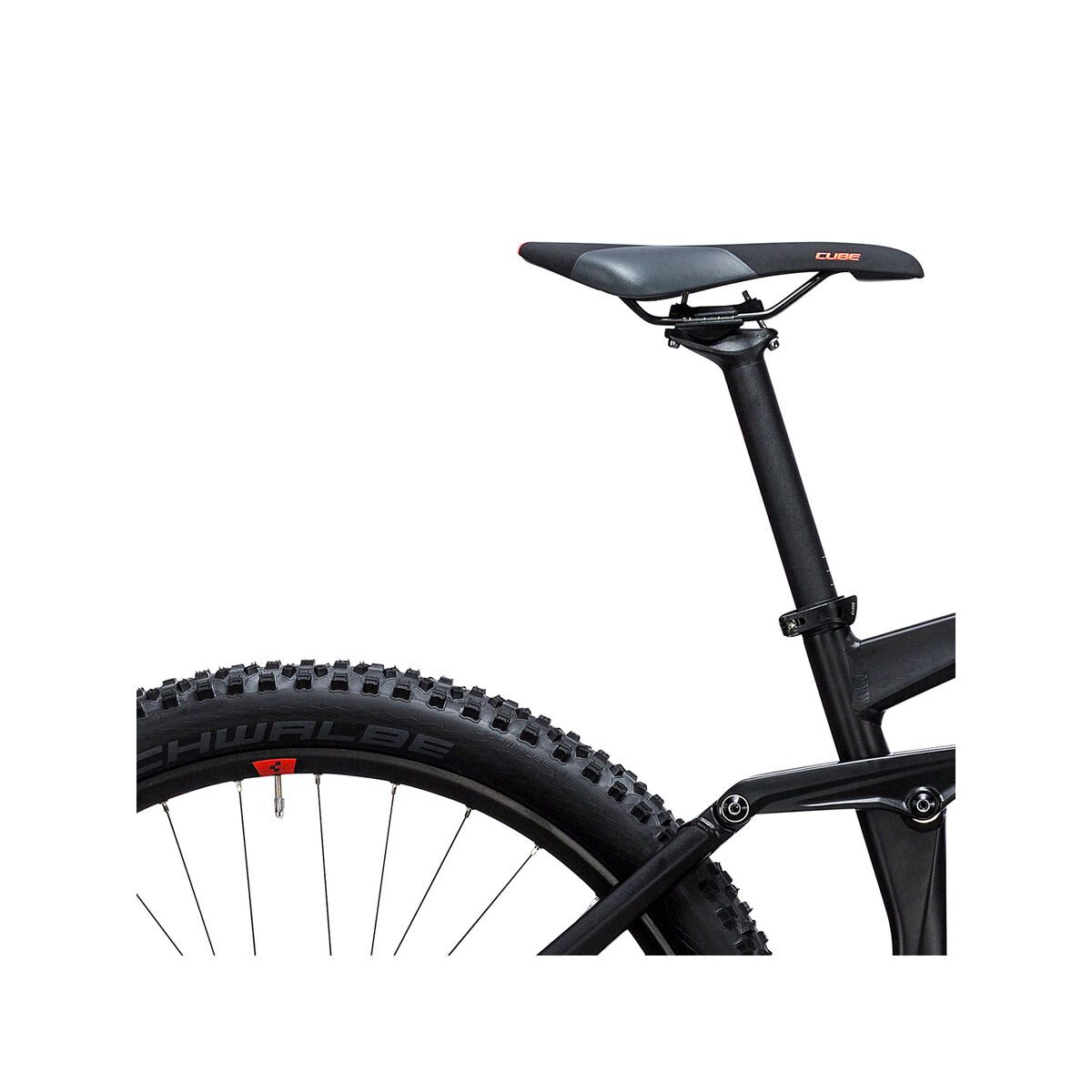 Cube Stereo Hybrid 140 HPA Pro 400 27.5, black´n´flashred - Bild 5