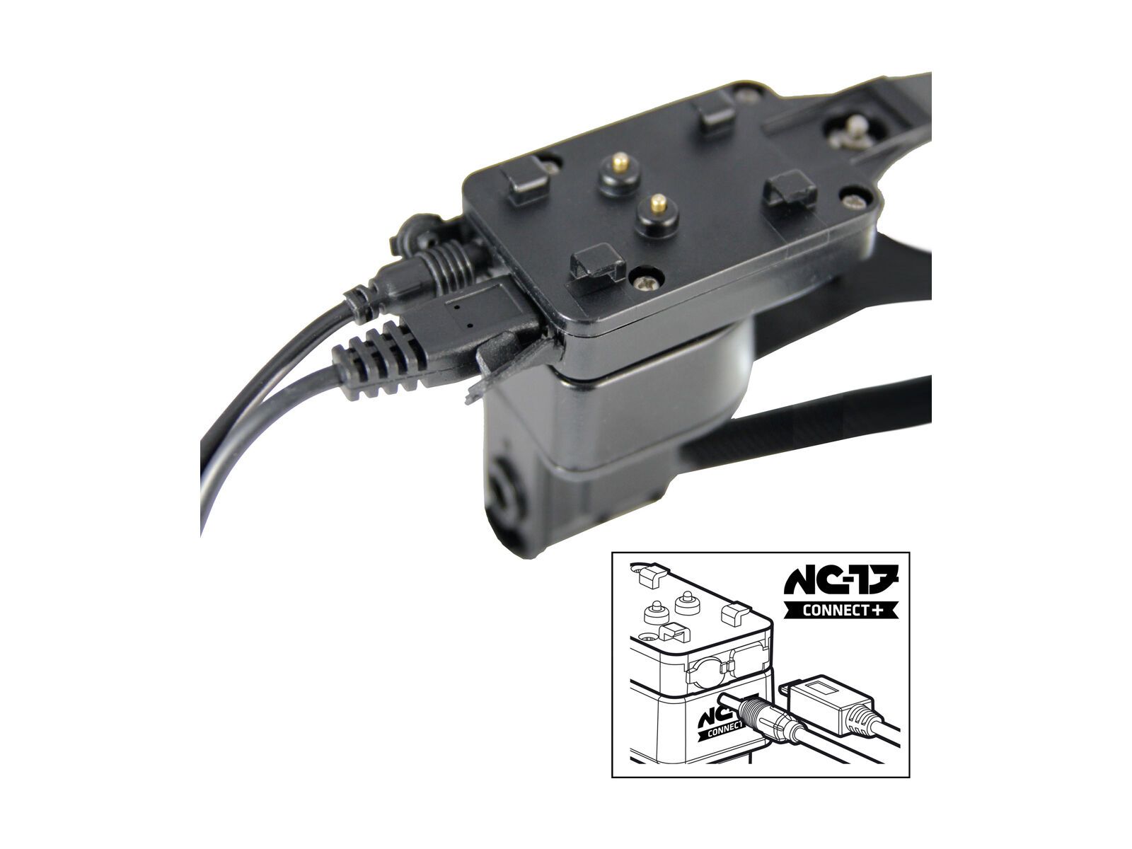 NC-17 Connect+ Ladehalter Ersatz für zweites Bike, black - Bild 1