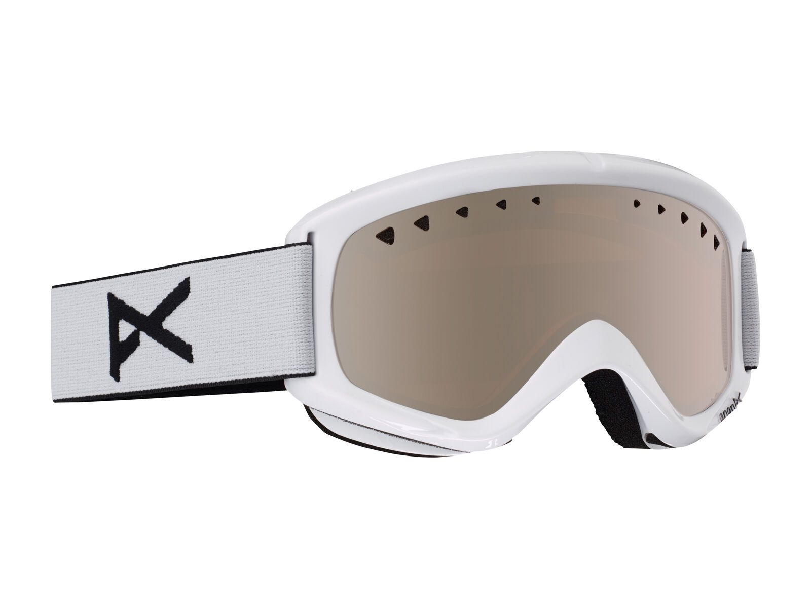 Anon Helix + Spare Lens, white/silver amber - Bild 1