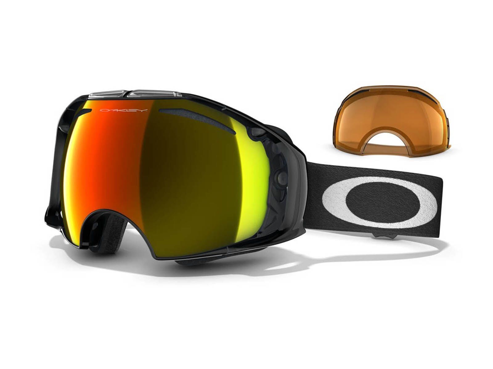 Oakley Airbrake, Black/Fire & Persimmon - Bild 1