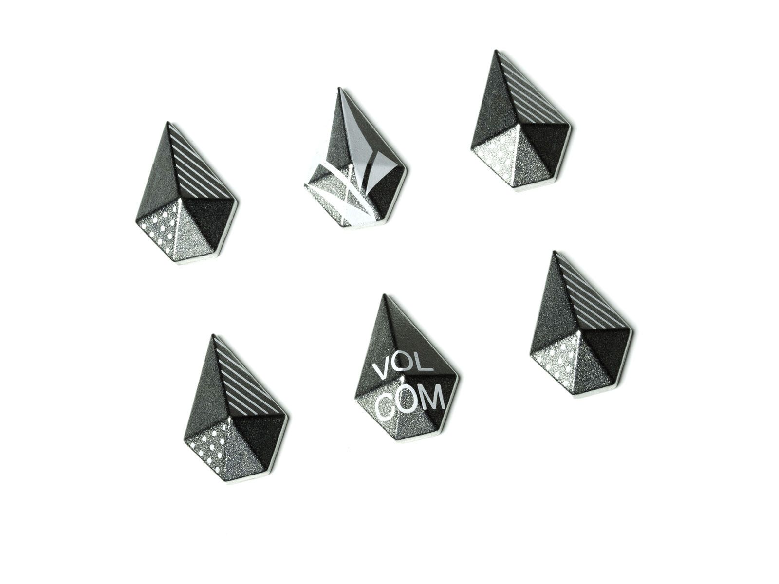 Volcom Stone Studs Stomp Pad, Brushed Nickel - Bild 1