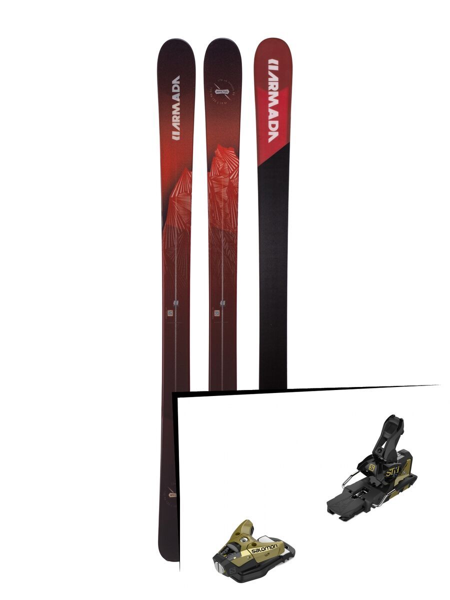 Set: Armada Invictus 95 2019 + Salomon STH2 WTR 16 gold/black - Bild 1