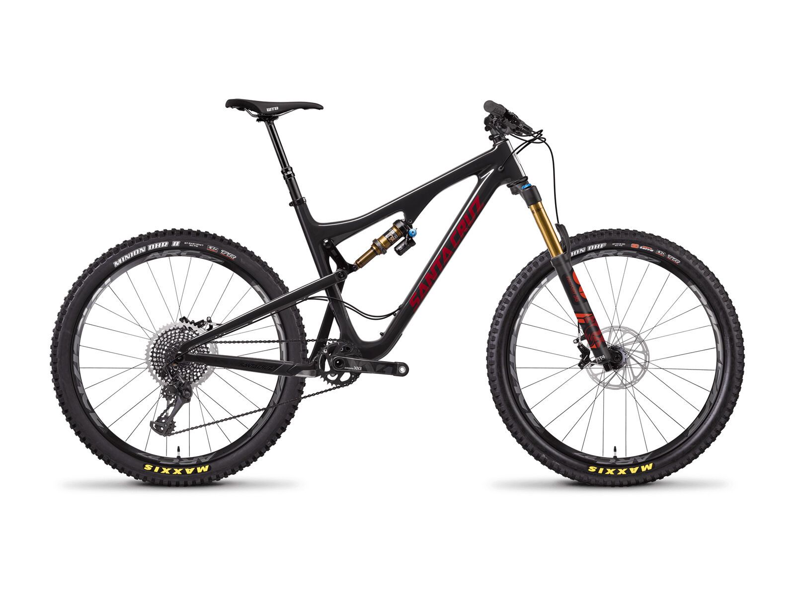 Santa Cruz Bronson CC XX1, gloss carbon and sriracha - Bild 1