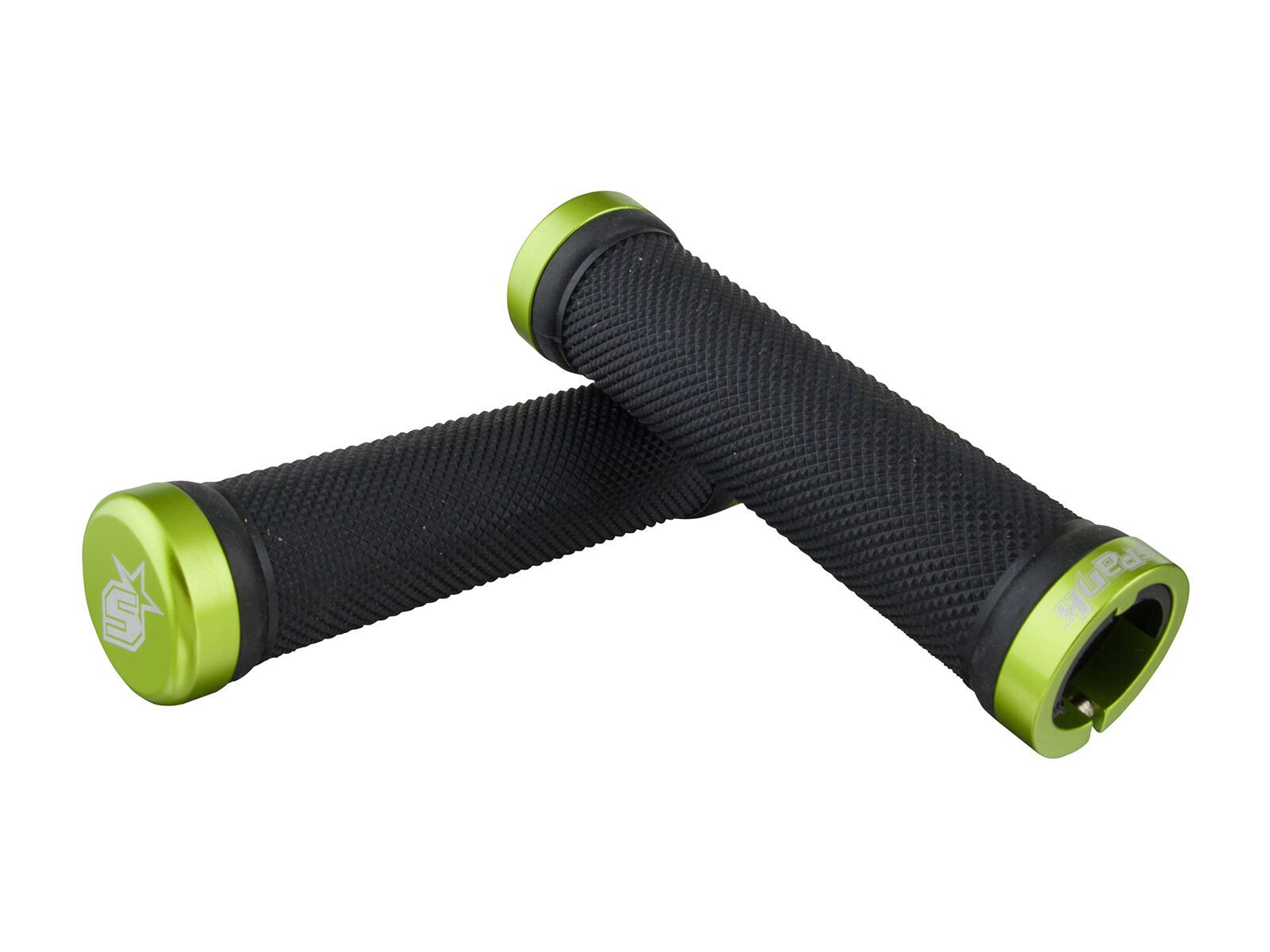 Spank Subrosa Grips, black/emeral green - Bild 1