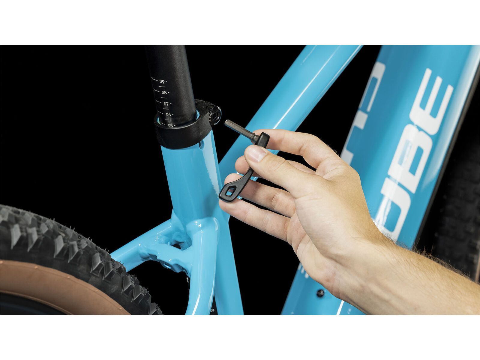 Cube Reaction Hybrid One 500 29, skyblue´n´white - Bild 7