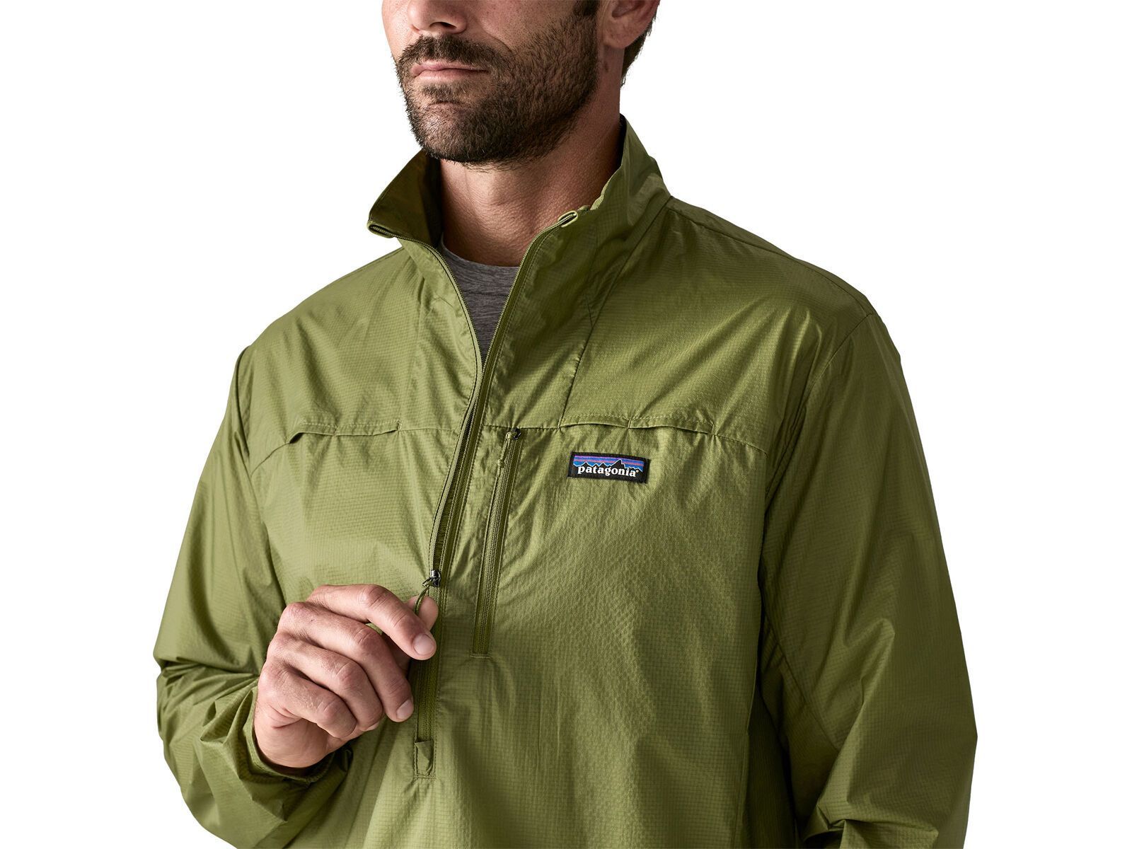 Patagonia Men's Houdini Stash 1/2 Zip Pullover, smolder blue - Bild 2