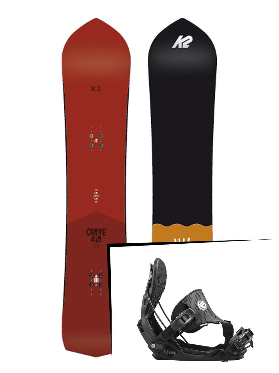 Set: K2 Carve Air 2017 + Flow Five Hybrid (1513184S) - Bild 1