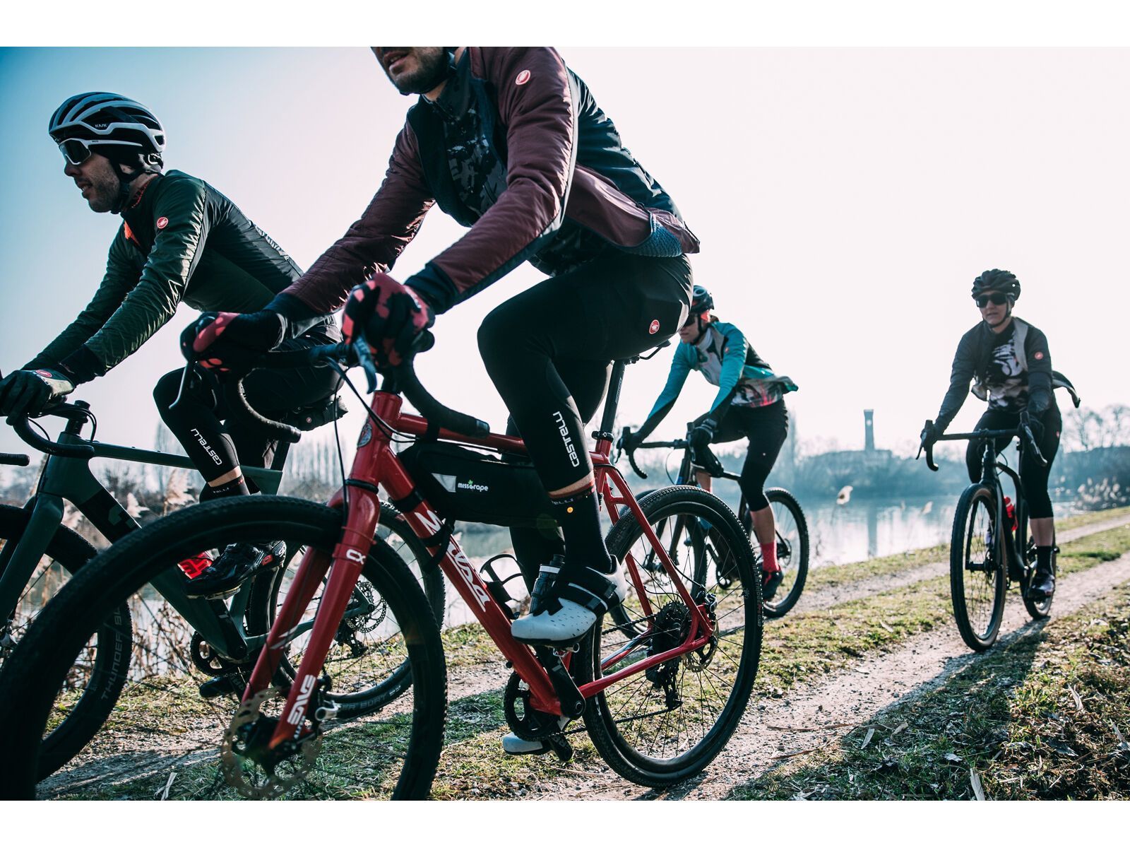 Castelli Unlimited Puffy Jacket, bordeaux/indigo - Bild 13