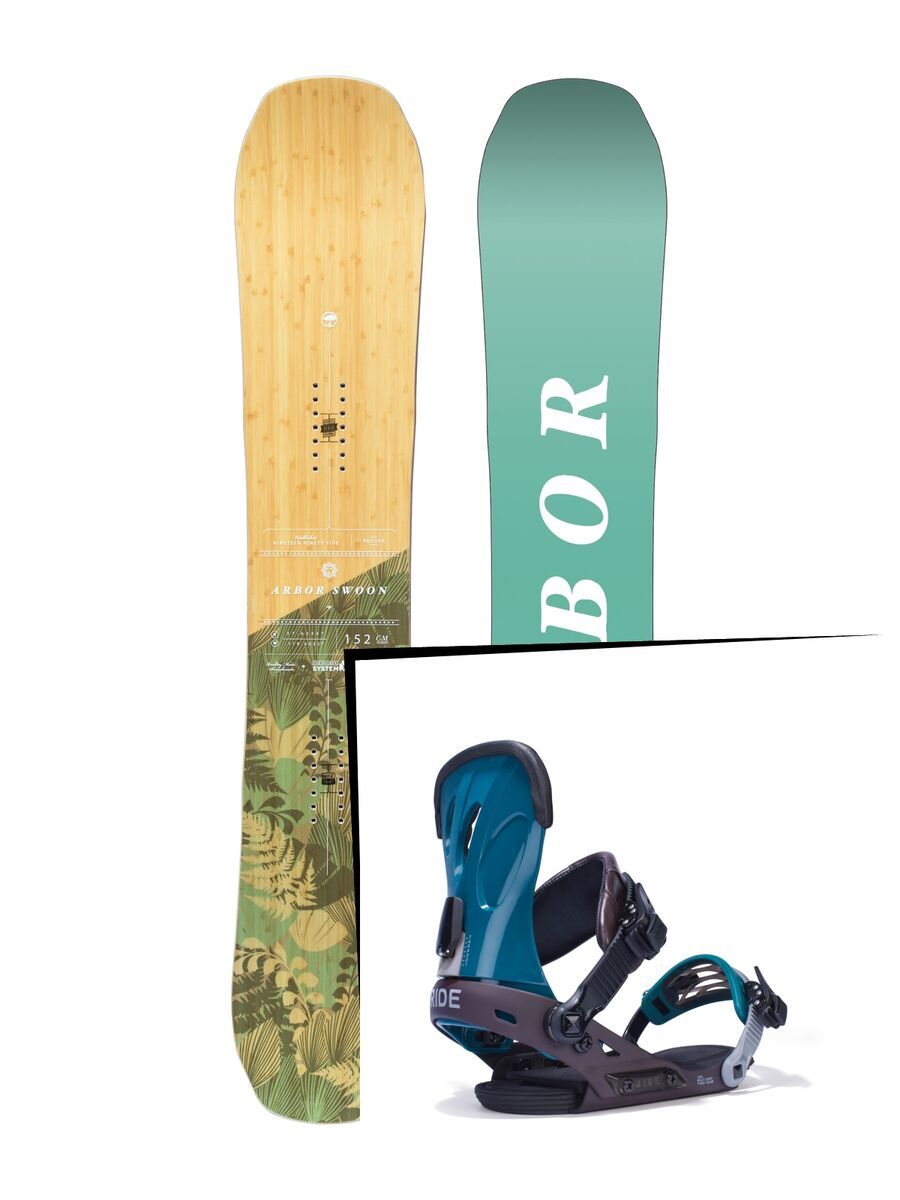 Set: Arbor Swoon Rocker 2017 + Ride VXN (1770182S) - Bild 1