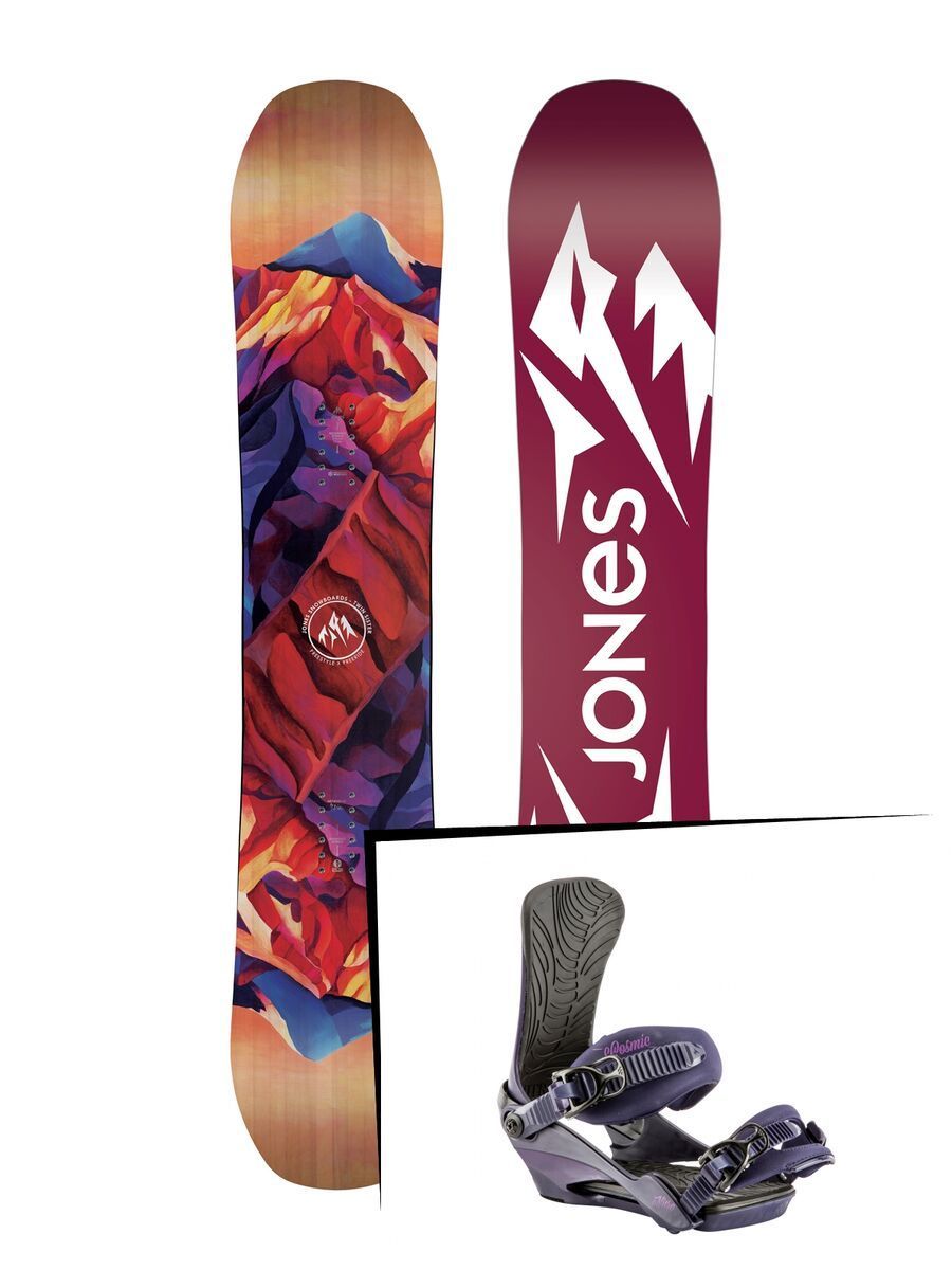 Set: Jones Twin Sister 2019 + Nitro Cosmic deep purple - Bild 1