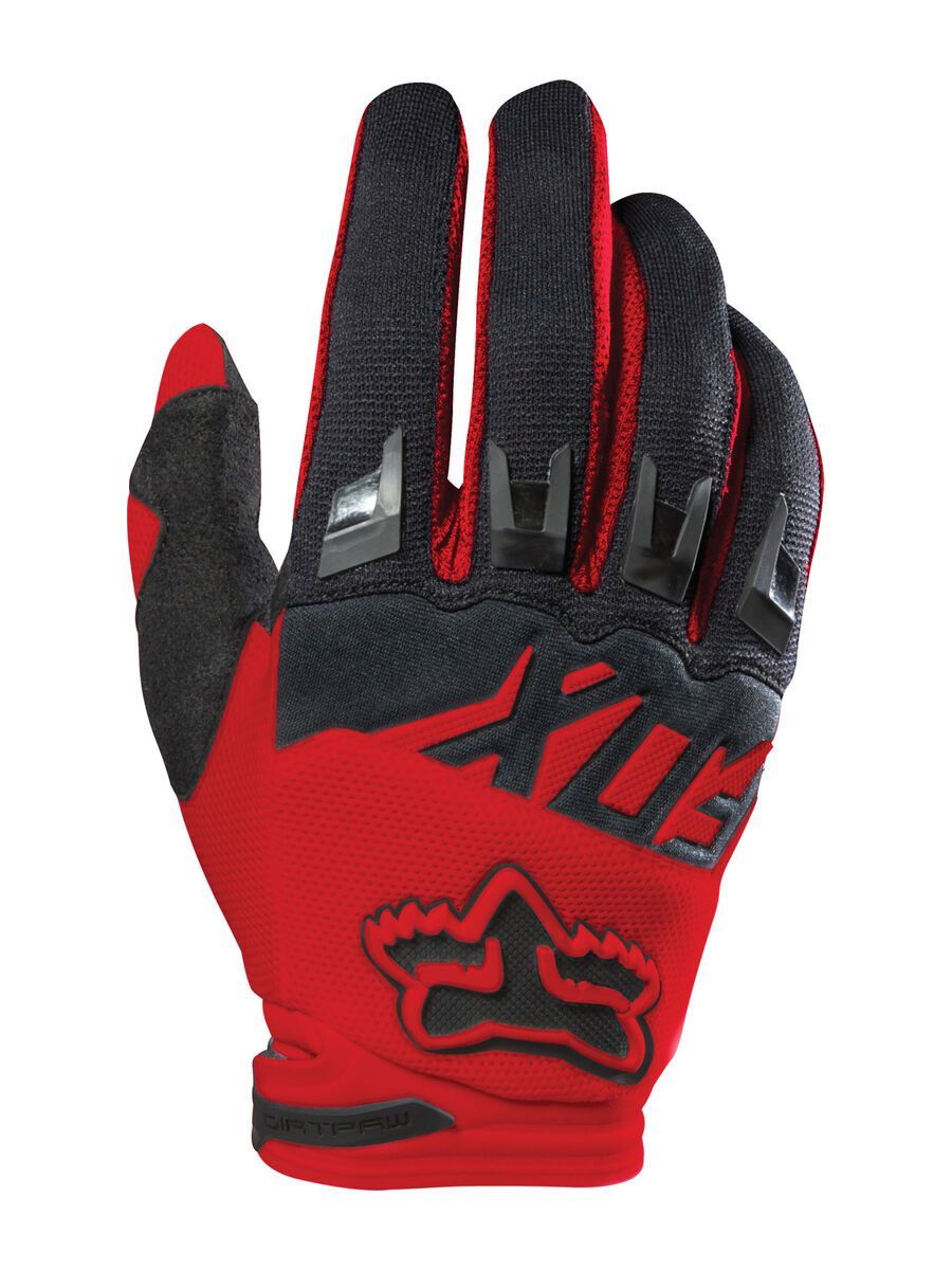 Fox Dirtpaw Race Glove, red - Bild 1