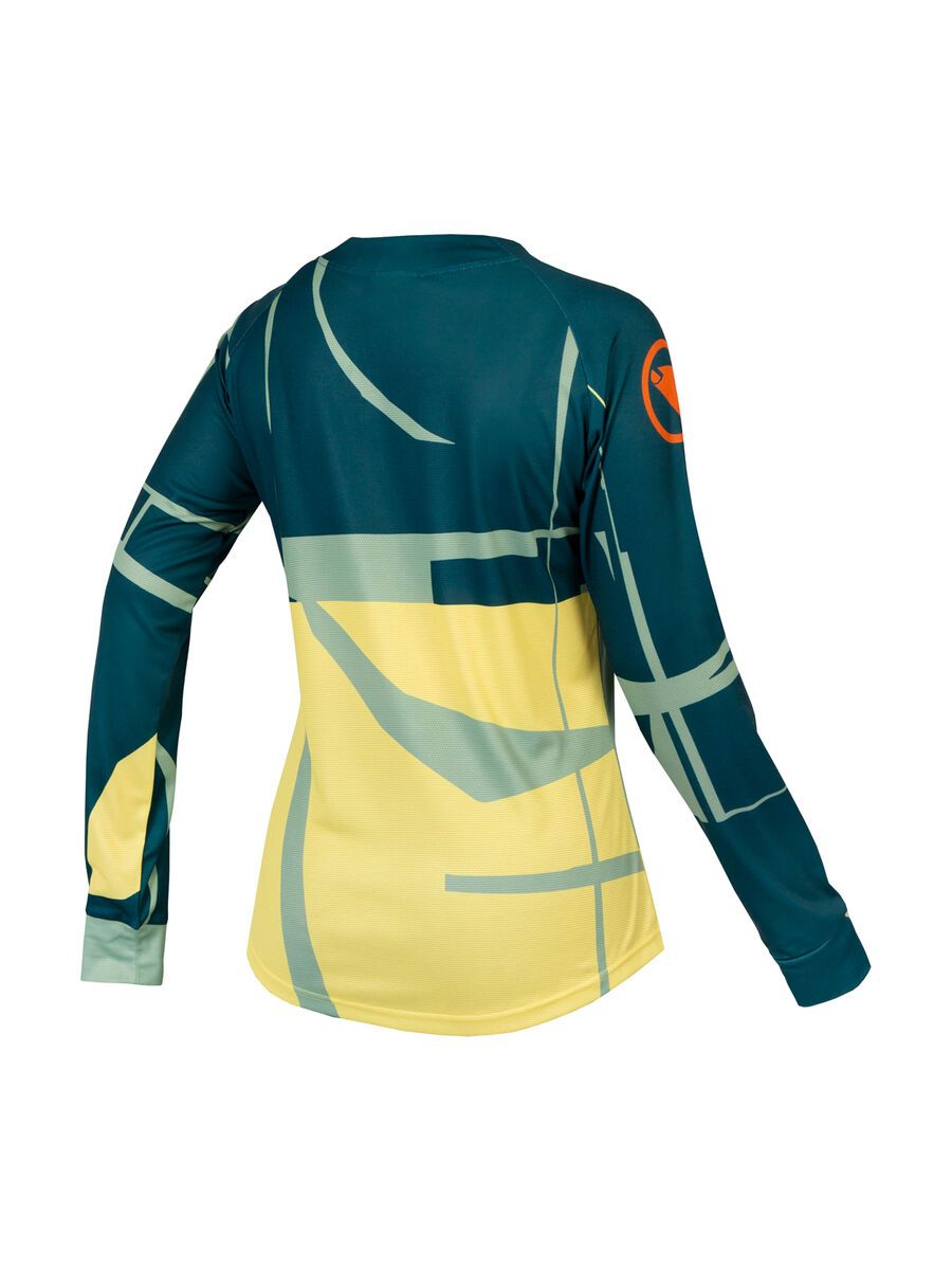 Endura Damen MT500 Print T-Shirt LTD (langarm), sattes teal - Bild 2