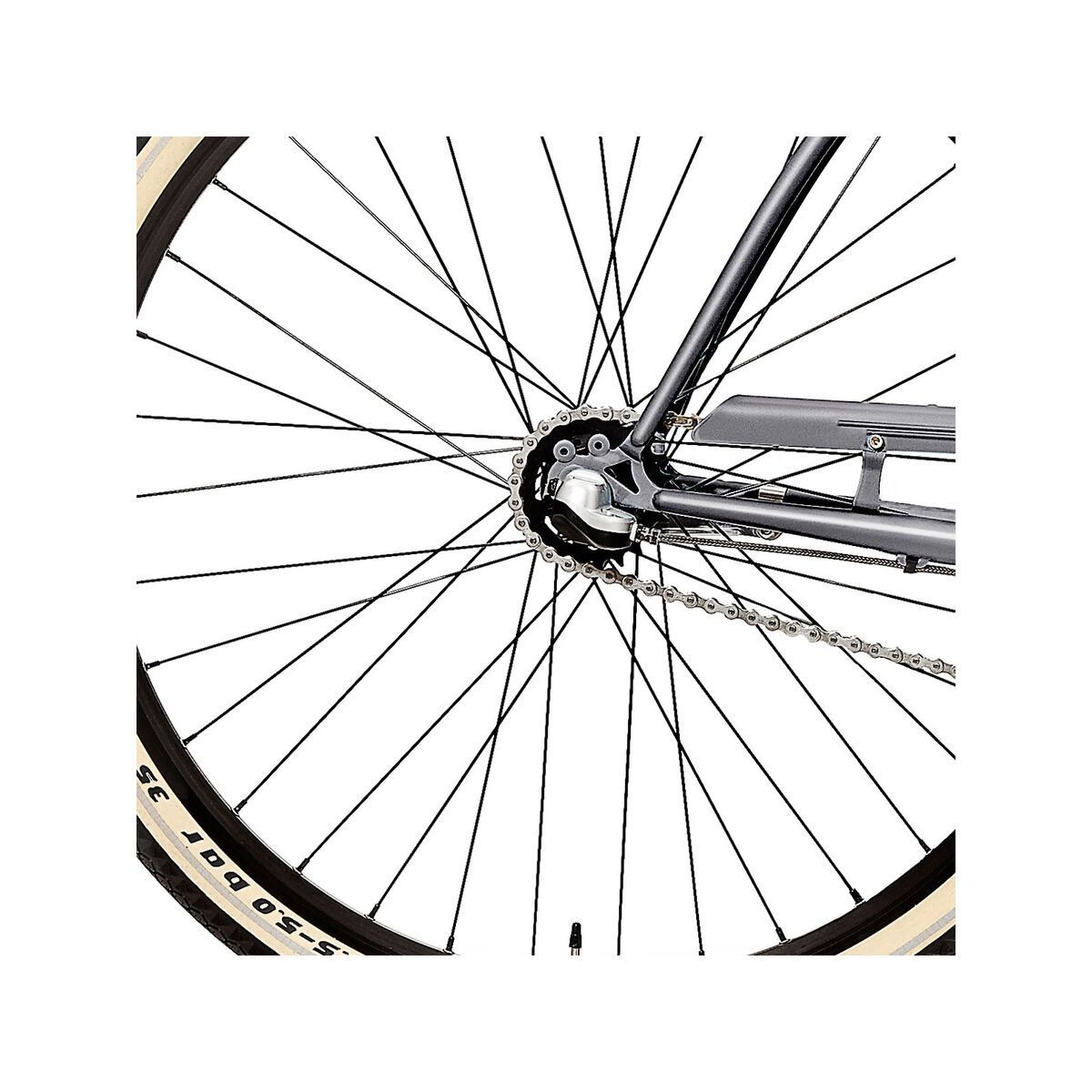 Creme Cycles Glider Solo, titanium silver - Bild 4