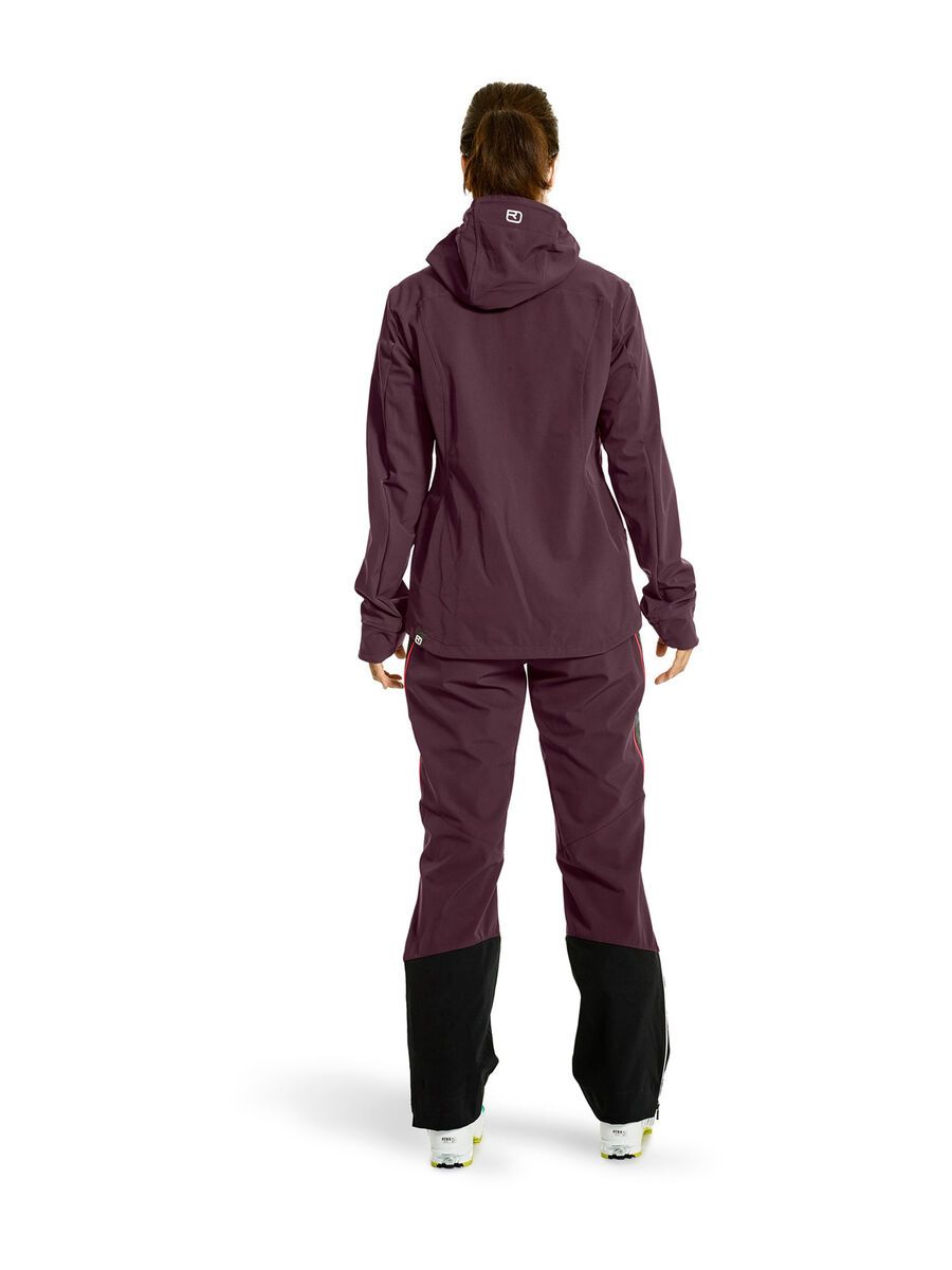 Ortovox Merino Naturtec Plus Pordoi Jacket W, dark wine - Bild 4