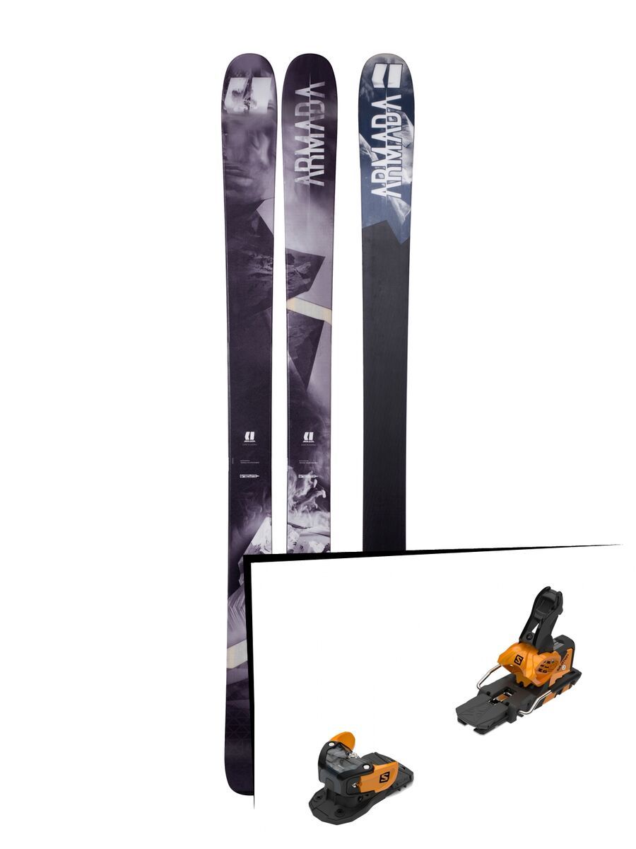 Set: Armada Invictus 108 Ti 2018 + Salomon Warden MNC 13 saffron/black - Bild 1