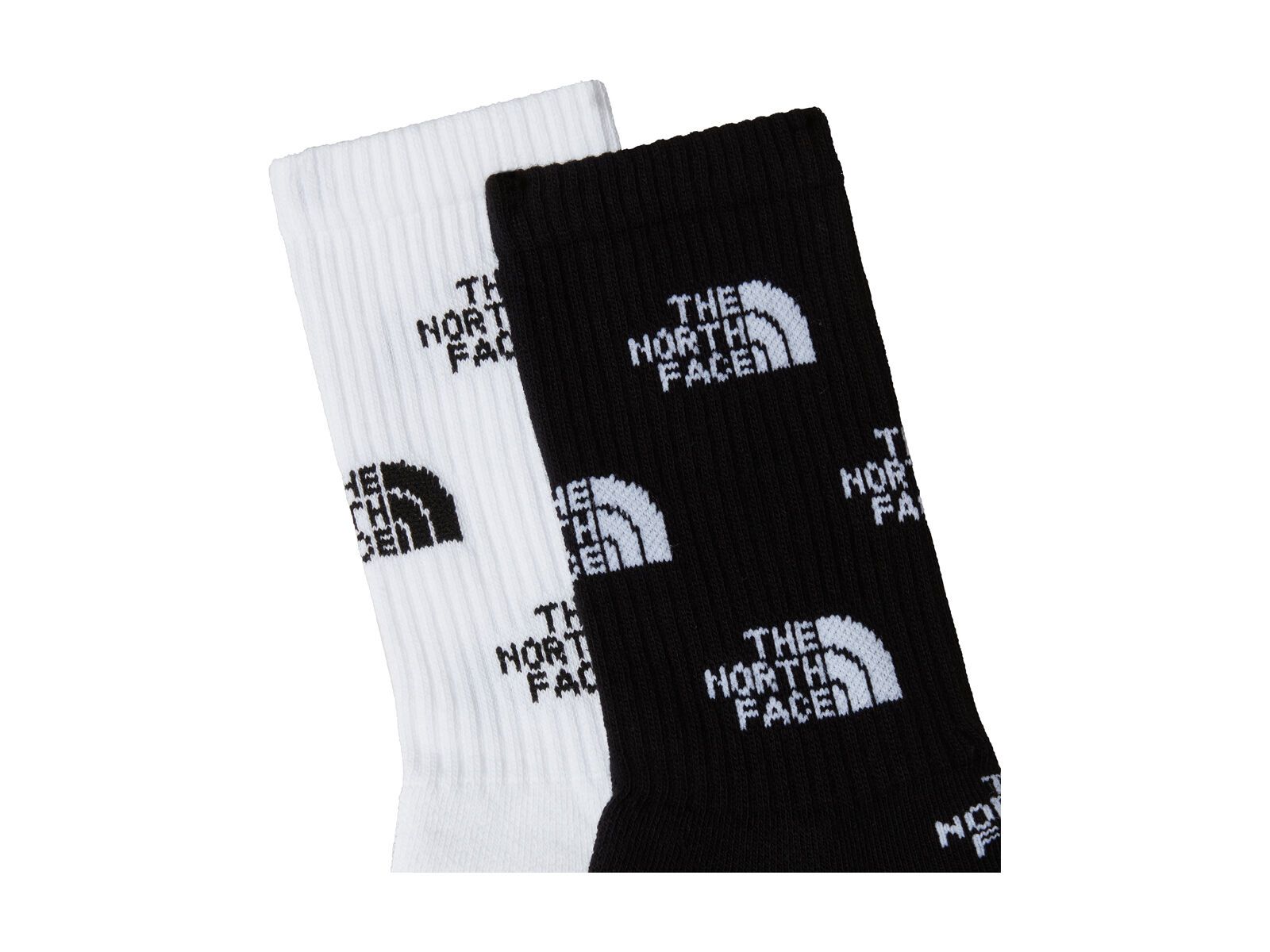 The North Face Everyday Crew Sock Logo 2er Pack, tnf black/tnf white - Bild 2