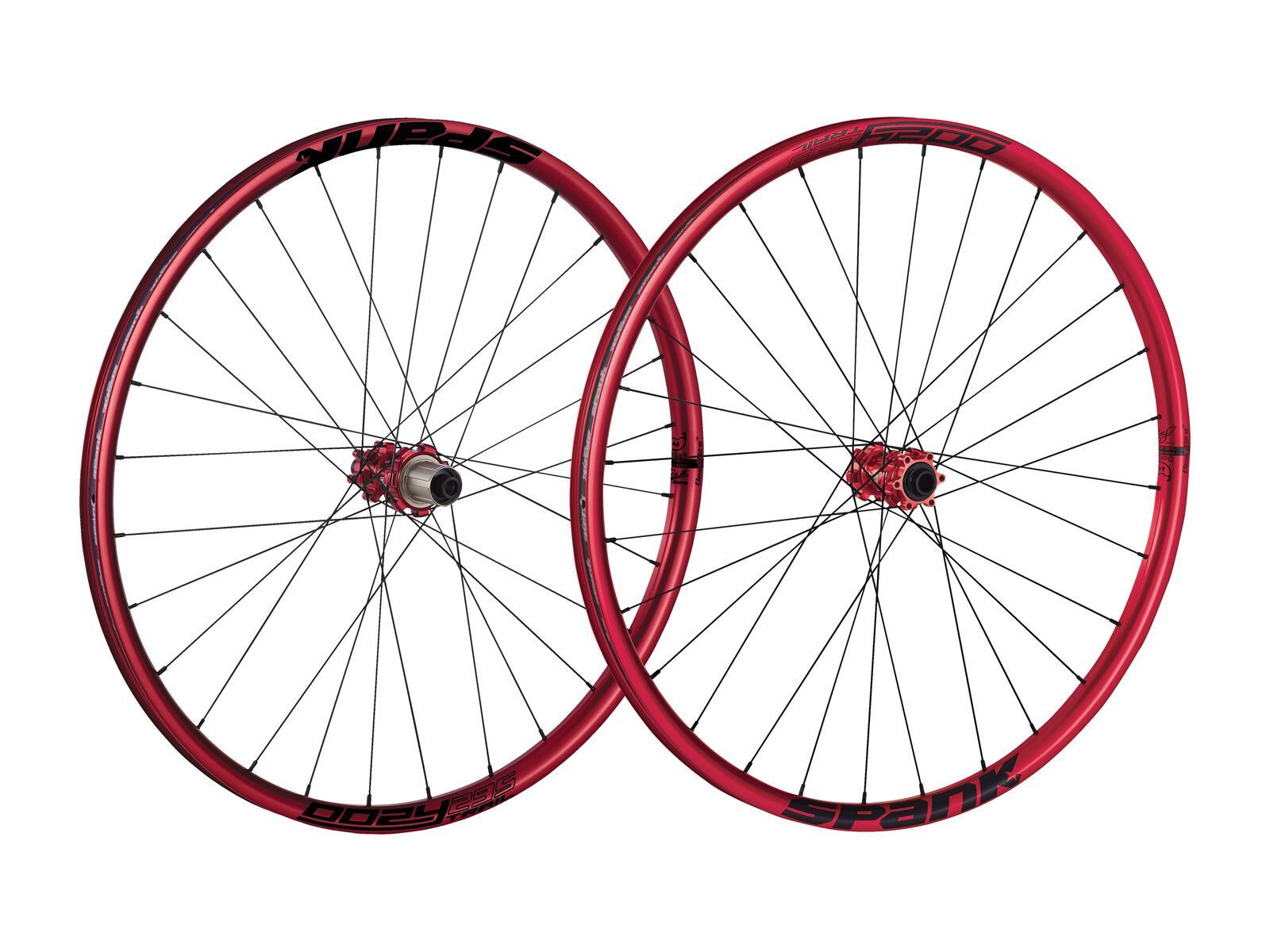 Spank Oozy Trail 295 Wheelset 27.5, red - Bild 1