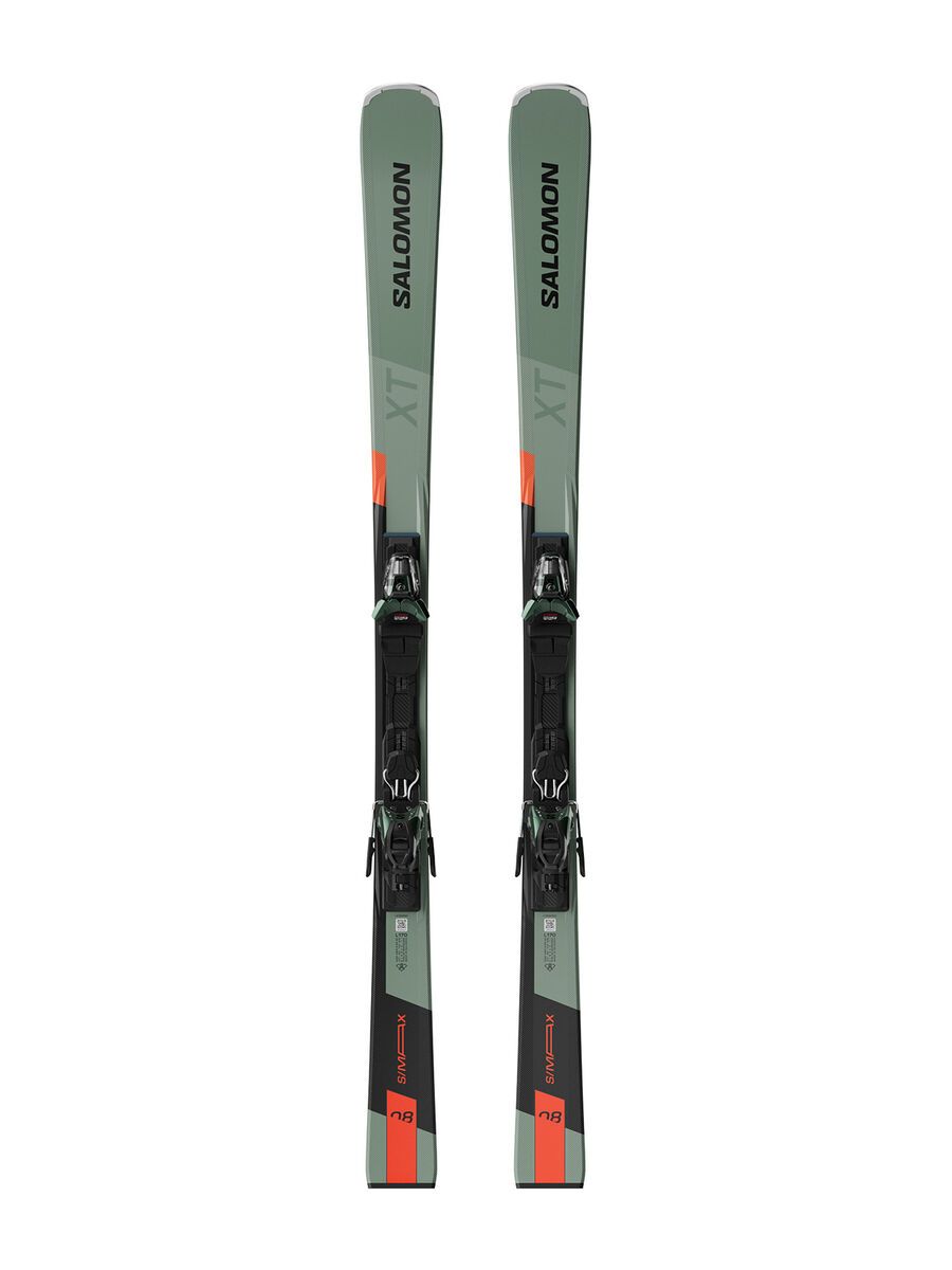 Salomon S/Max 8 XT + M11 GW L80, oil green/black/neon red - Bild 1