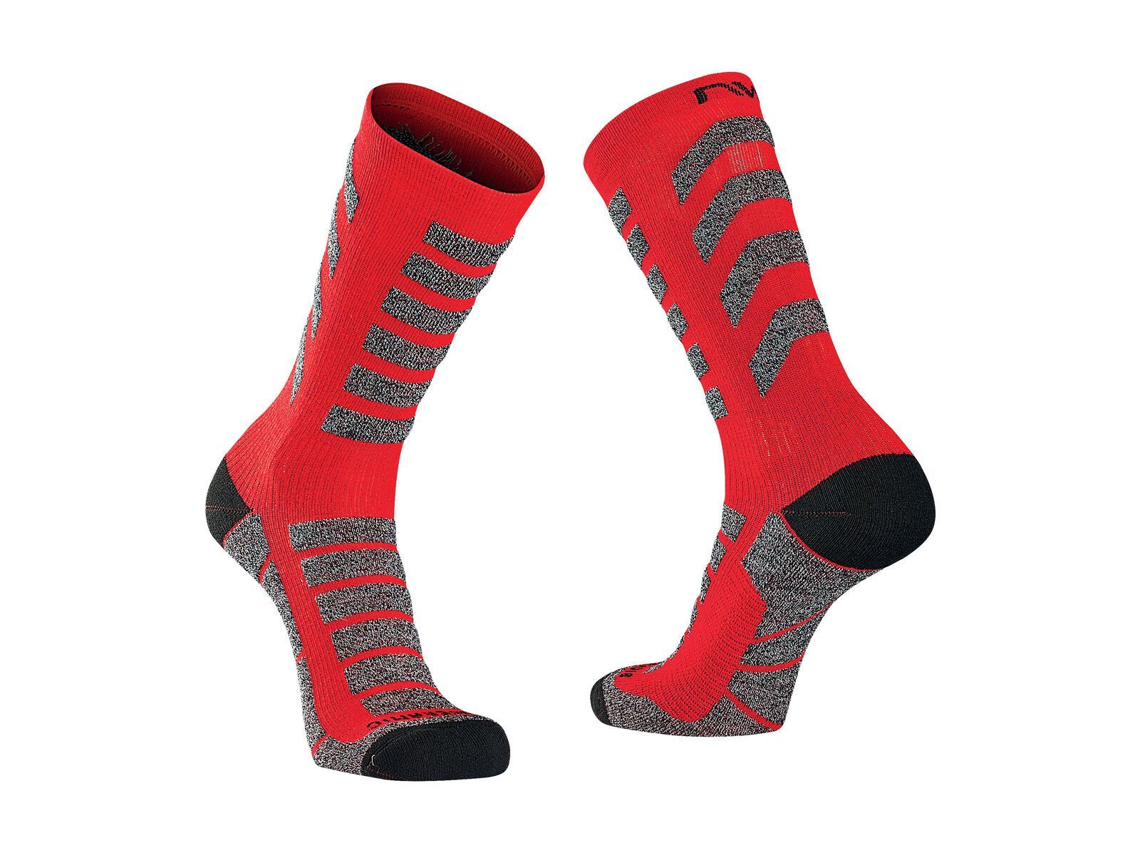Northwave Husky Ceramic High Sock, red/black - Bild 1