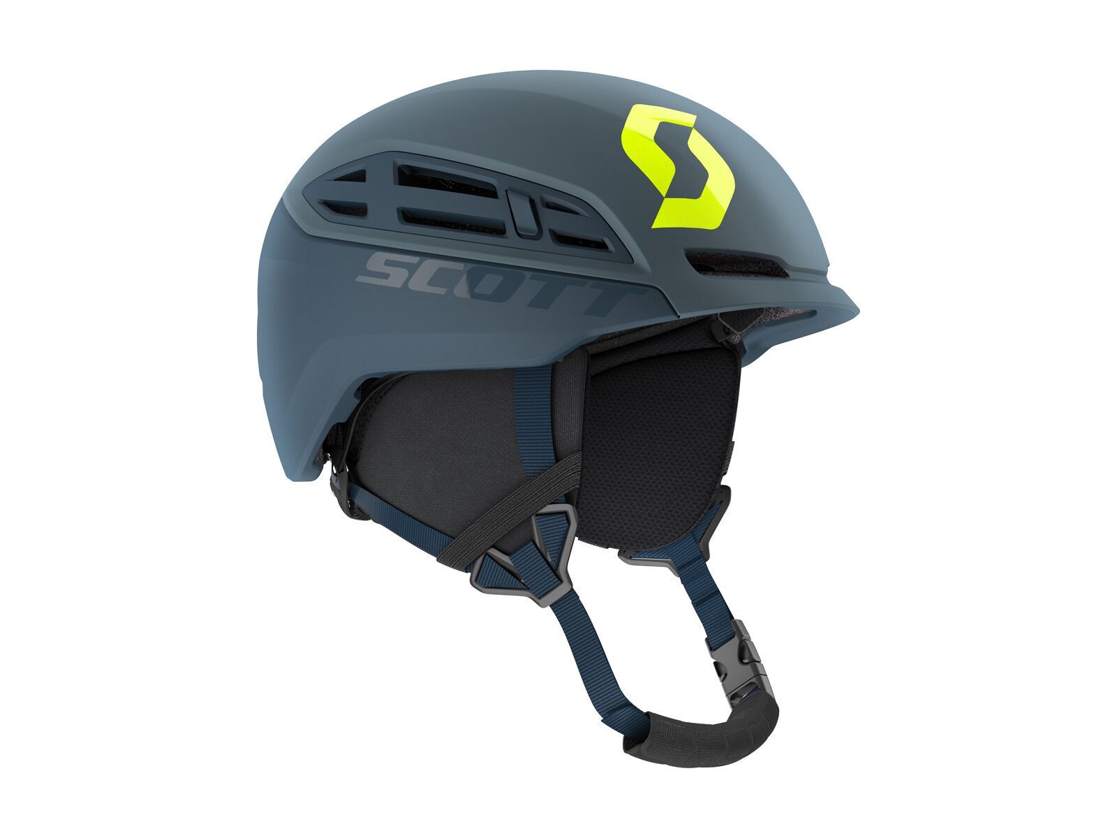 ***2. Wahl*** Scott Couloir Mountain Helmet, storm grey/ultralime yellow - Skihelm - Bild 1