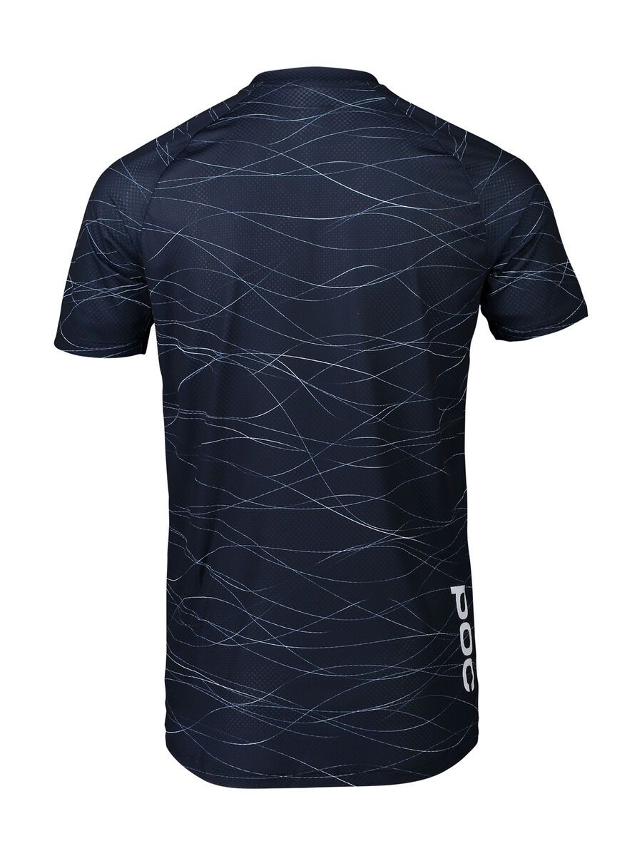 POC MTB Pure Tee, lines turmaline navy - Bild 3