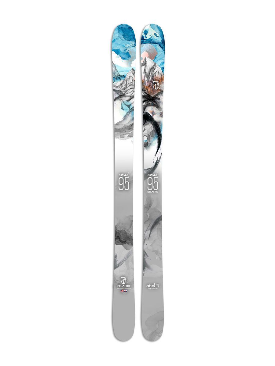 Set: Icelantic Nomad 95 2017 + Salomon Warden MNC 13 (2212344) - Bild 2