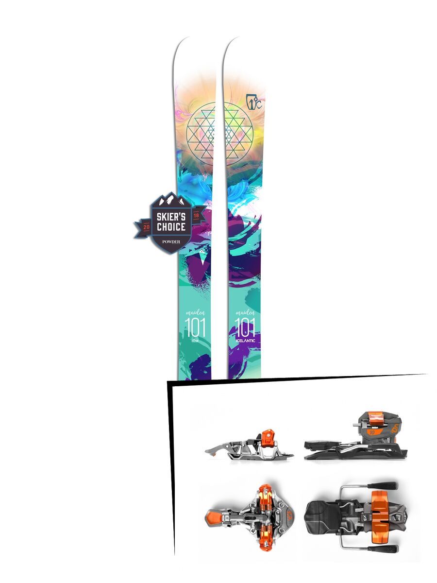 Set: Icelantic Maiden 101 2018 + G3 Ion 10 - Bild 1