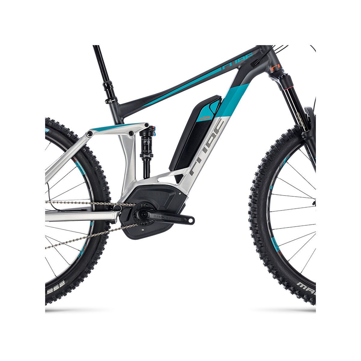 Cube Stereo Hybrid 160 Race 500 27.5, metal´n´grey - Bild 4