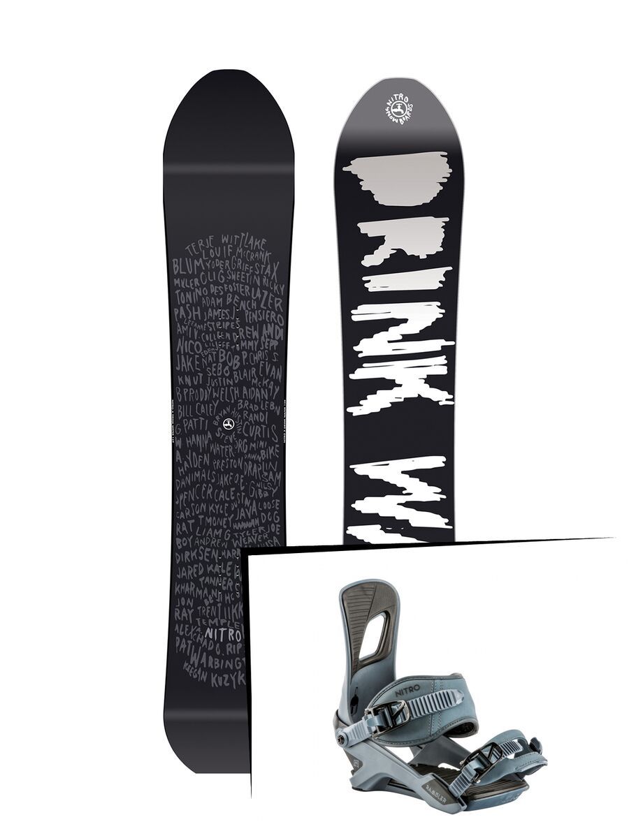 Set: Nitro Drink Water Fusion 2019 + Nitro Rambler blue steel - Bild 1