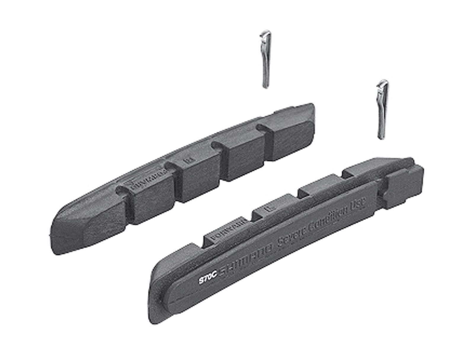 Shimano S70C Bremsbelag für Cartridge Bremsschuh f. Alufelge - Bild 1