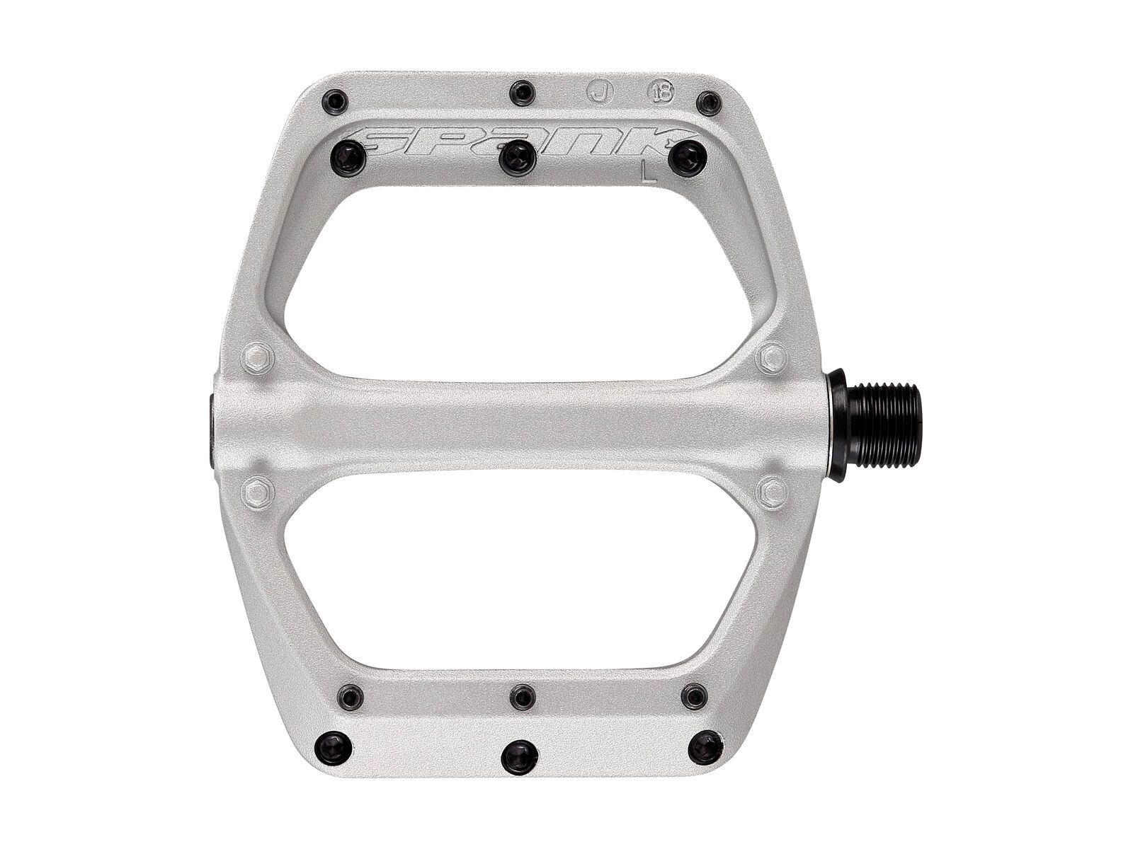 Spank Spoon DC Flat Pedal, raw/silver - Bild 3