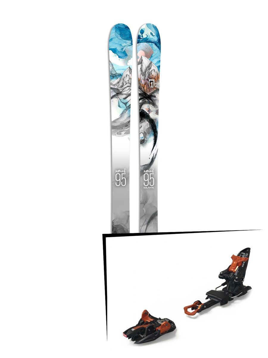 Set: Icelantic Nomad 95 2017 + Marker Kingpin 13 (2319335) - Bild 1
