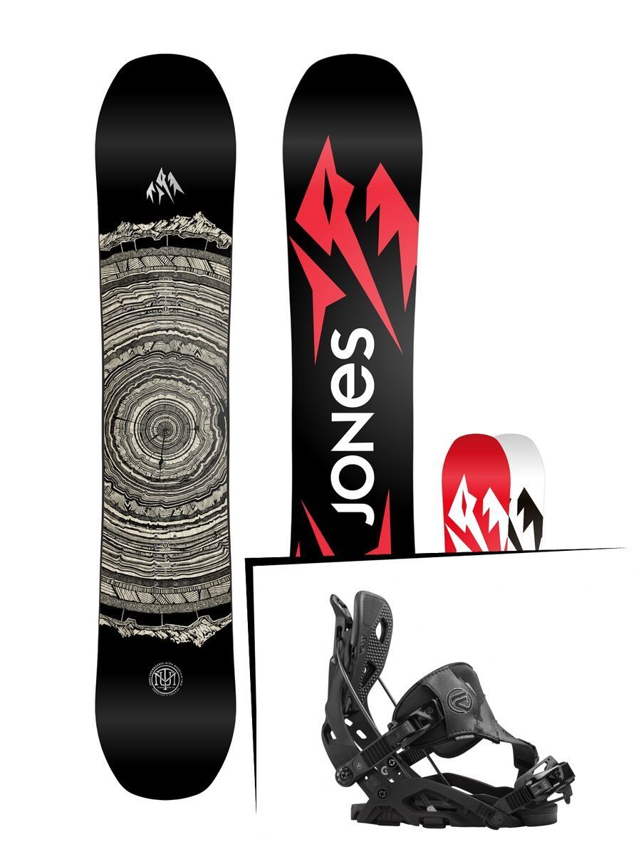 Set: Jones Ultra Mountain Twin 2017 + Flow Fuse Hybrid (1513148S) - Bild 1