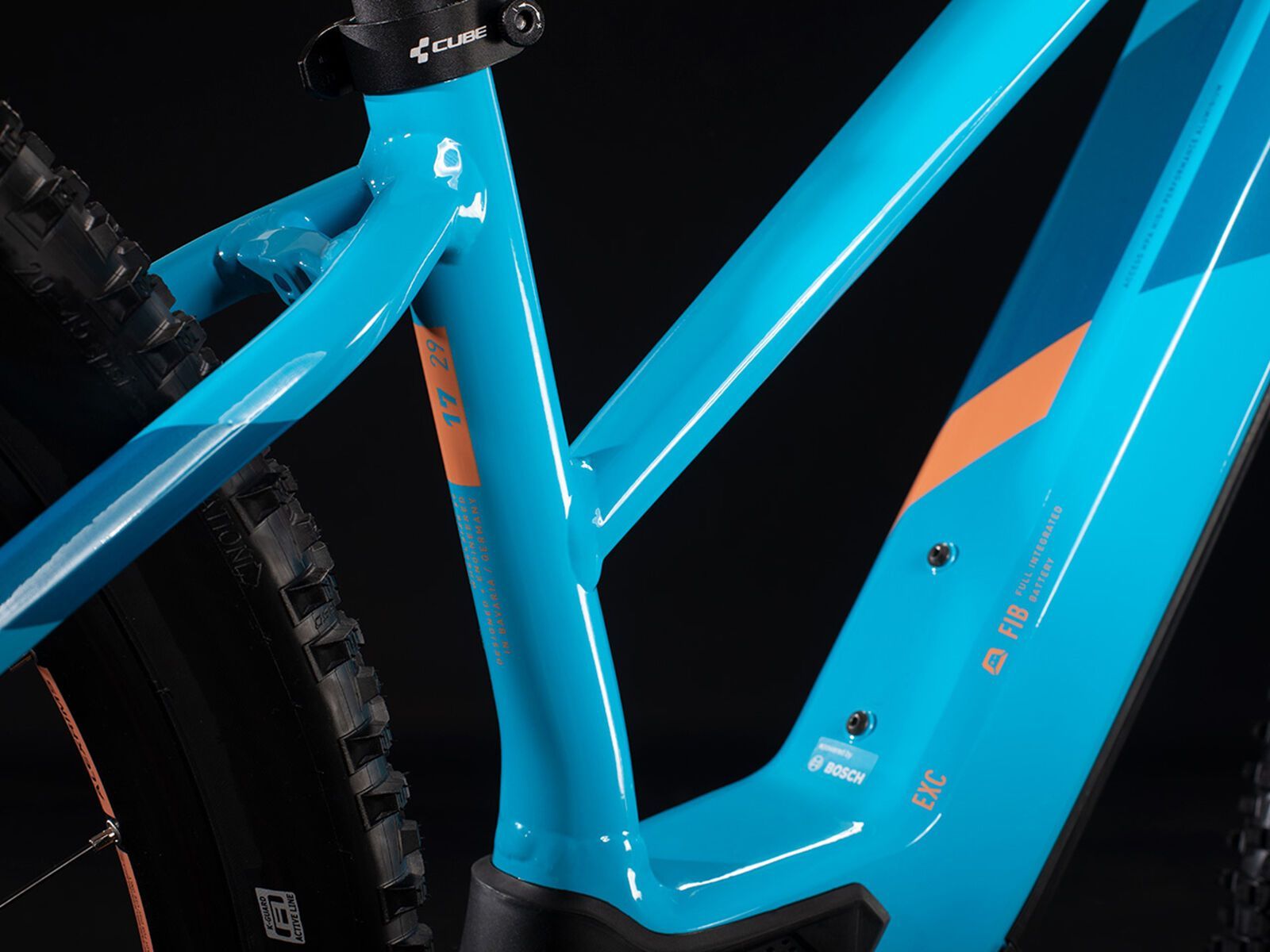 Cube Access Hybrid EXC 500 29 Trapeze, reefblue´n´apricot - Bild 5