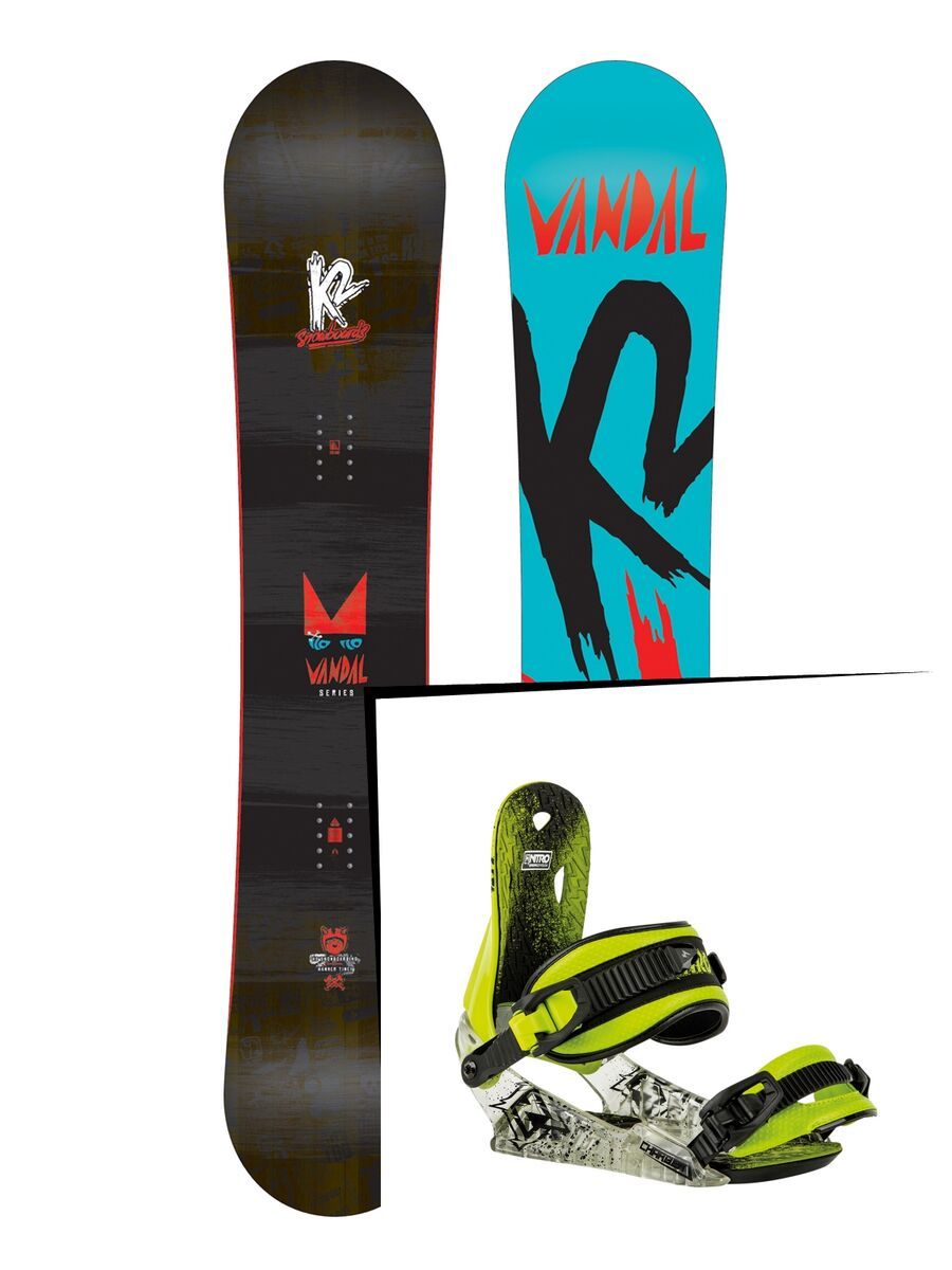 Set: K2 Vandal 2018 + Nitro Charger lime - Bild 1