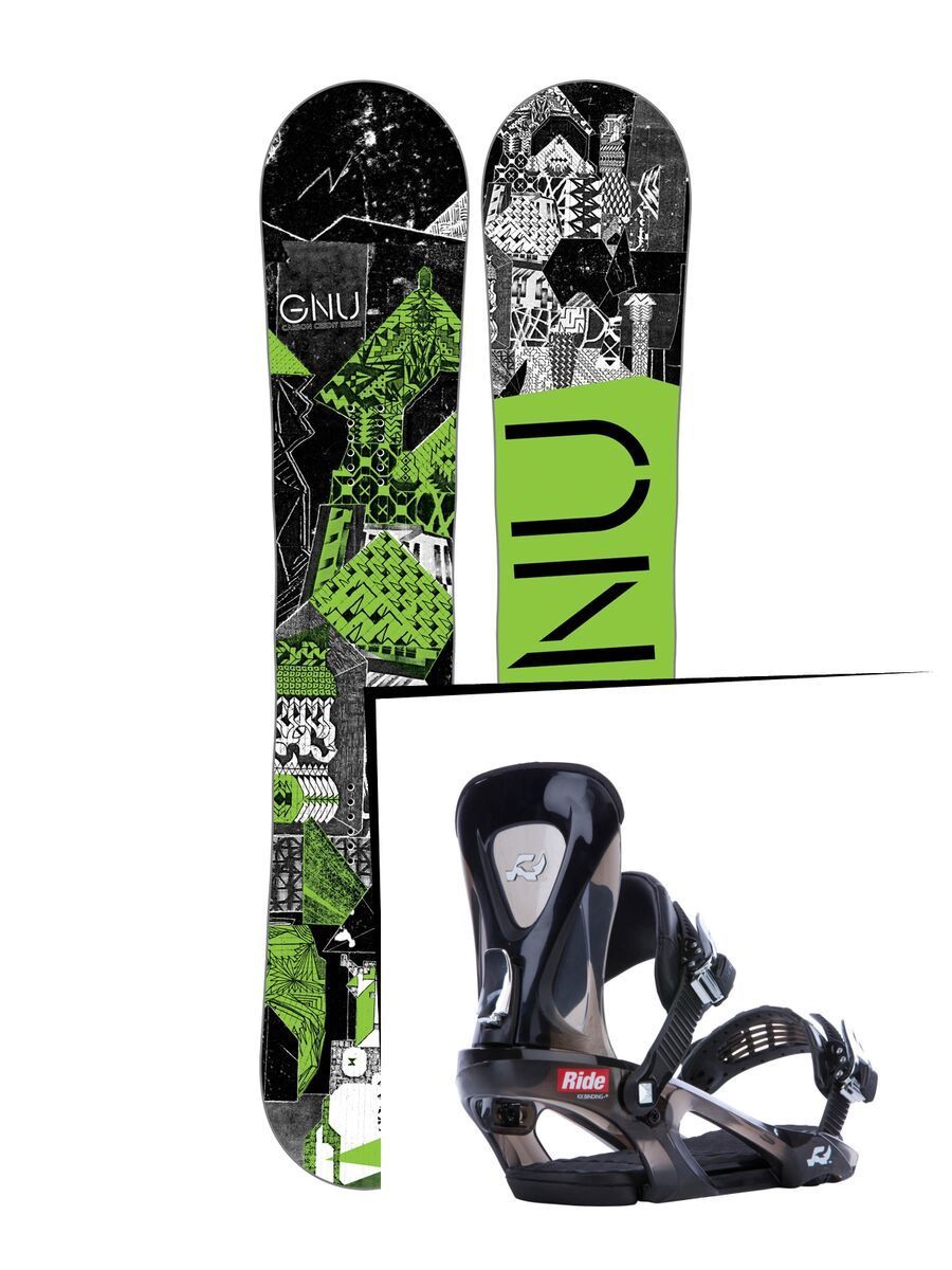 Set: Gnu Carbon Credit 2017 + Ride KX (1178188S) - Bild 1
